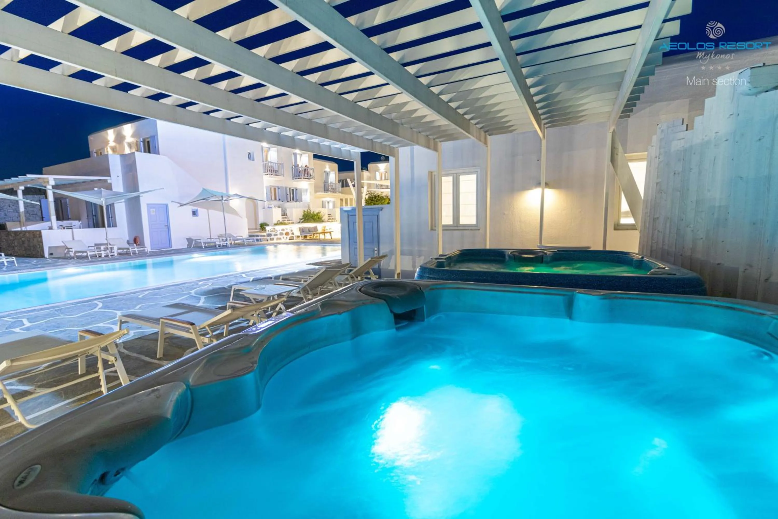 Swimming pool in Aeolos Resort