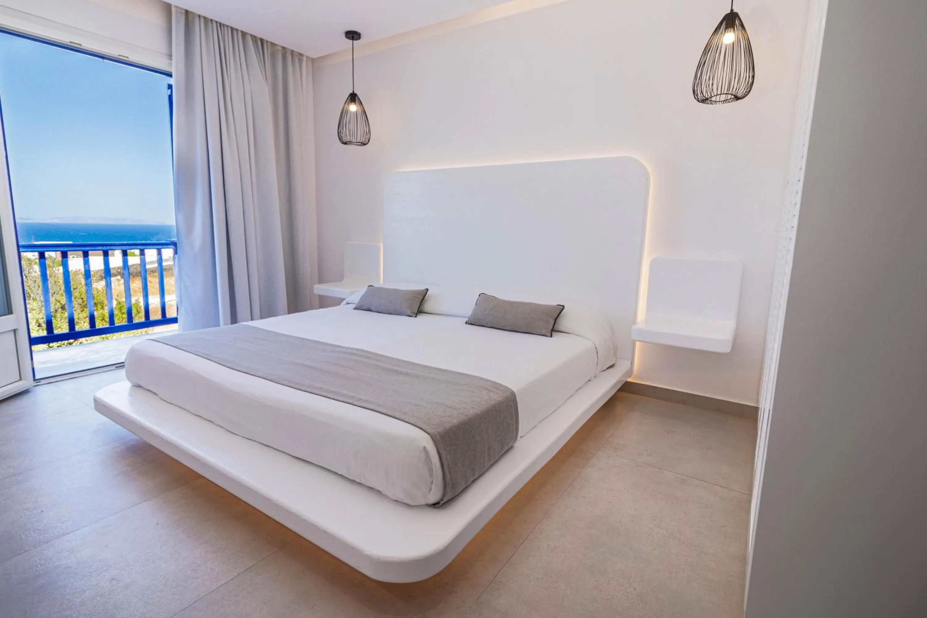 Bed in Aeolos Resort