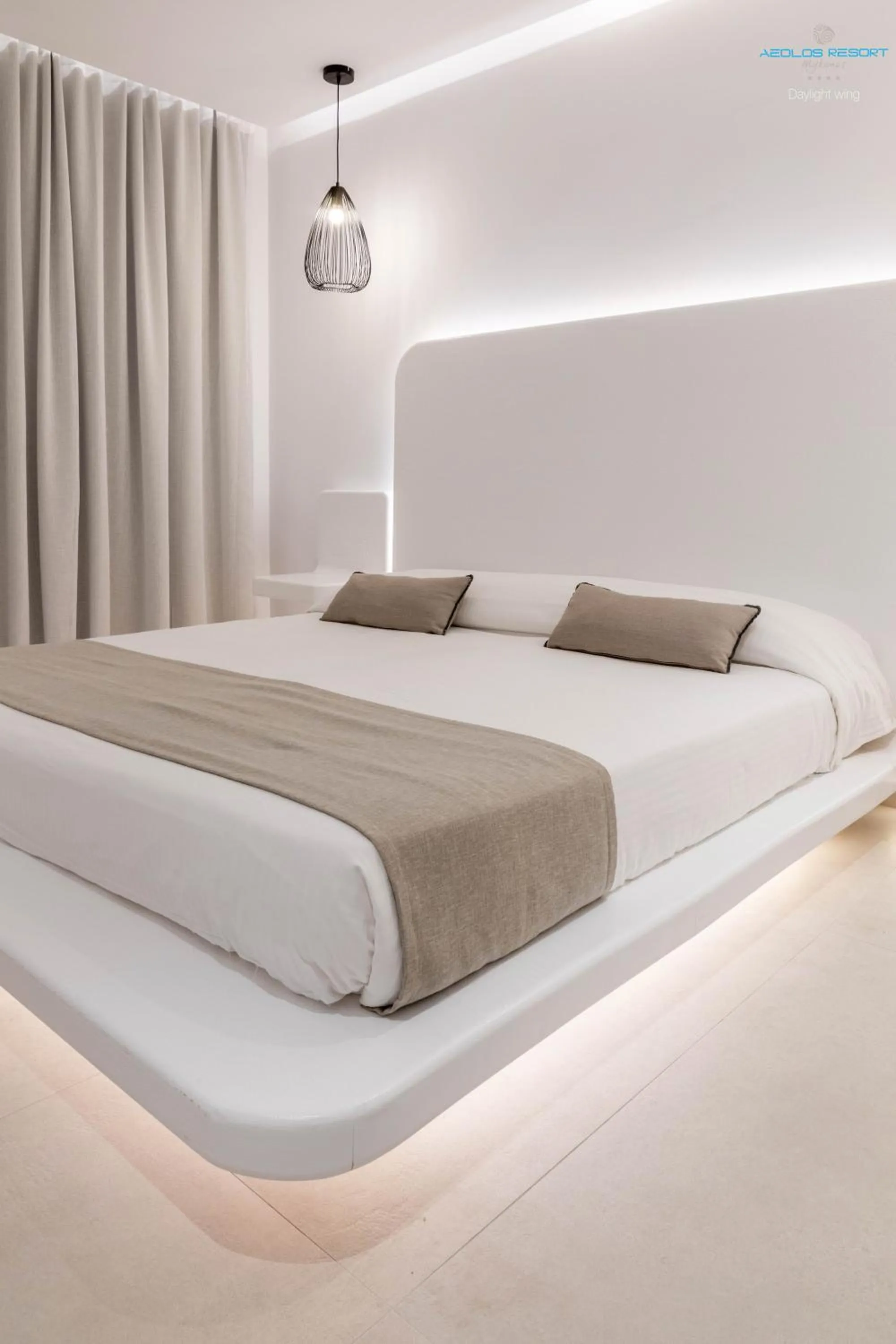 Bed in Aeolos Resort