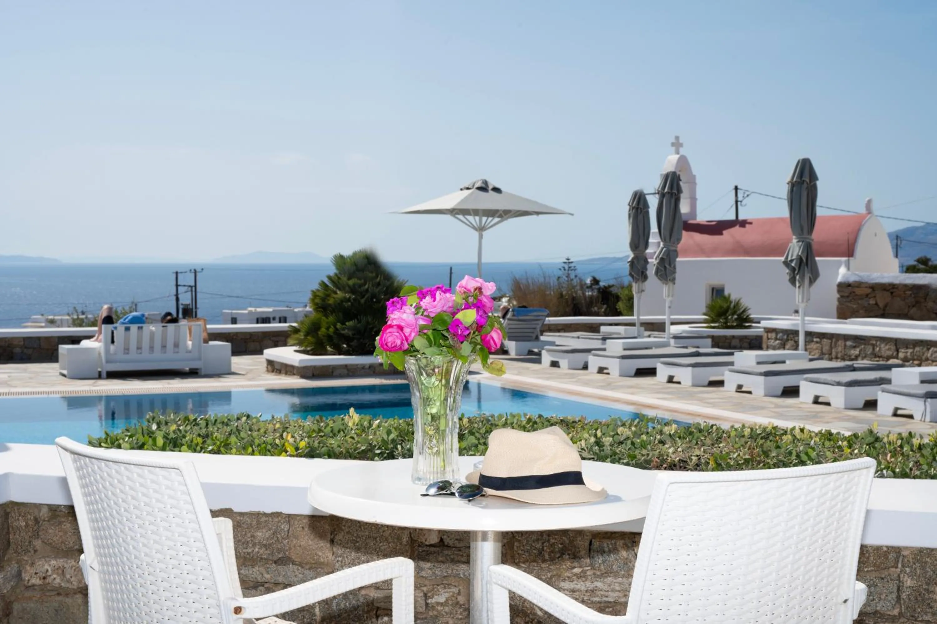 Pool view in Aeolos Resort