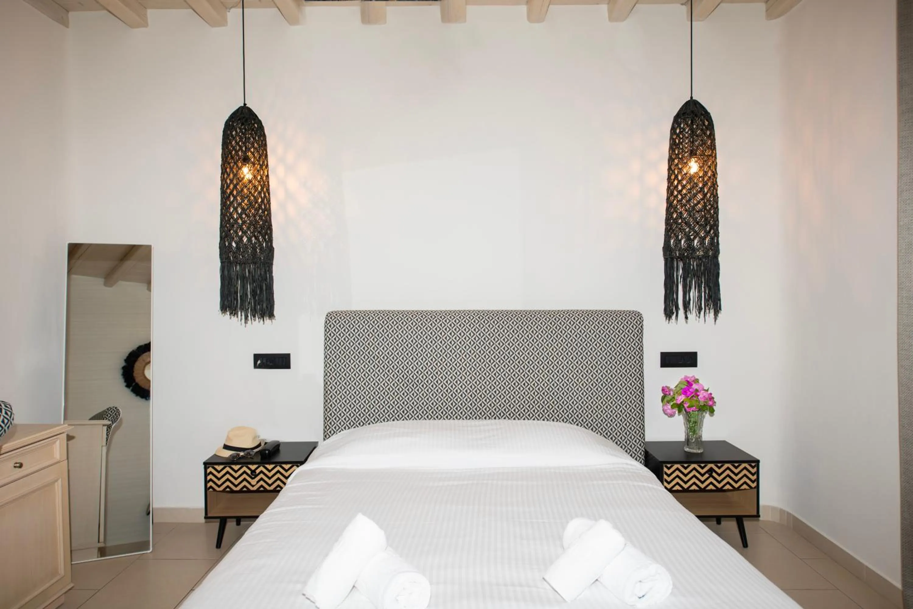 Bed in Aeolos Resort