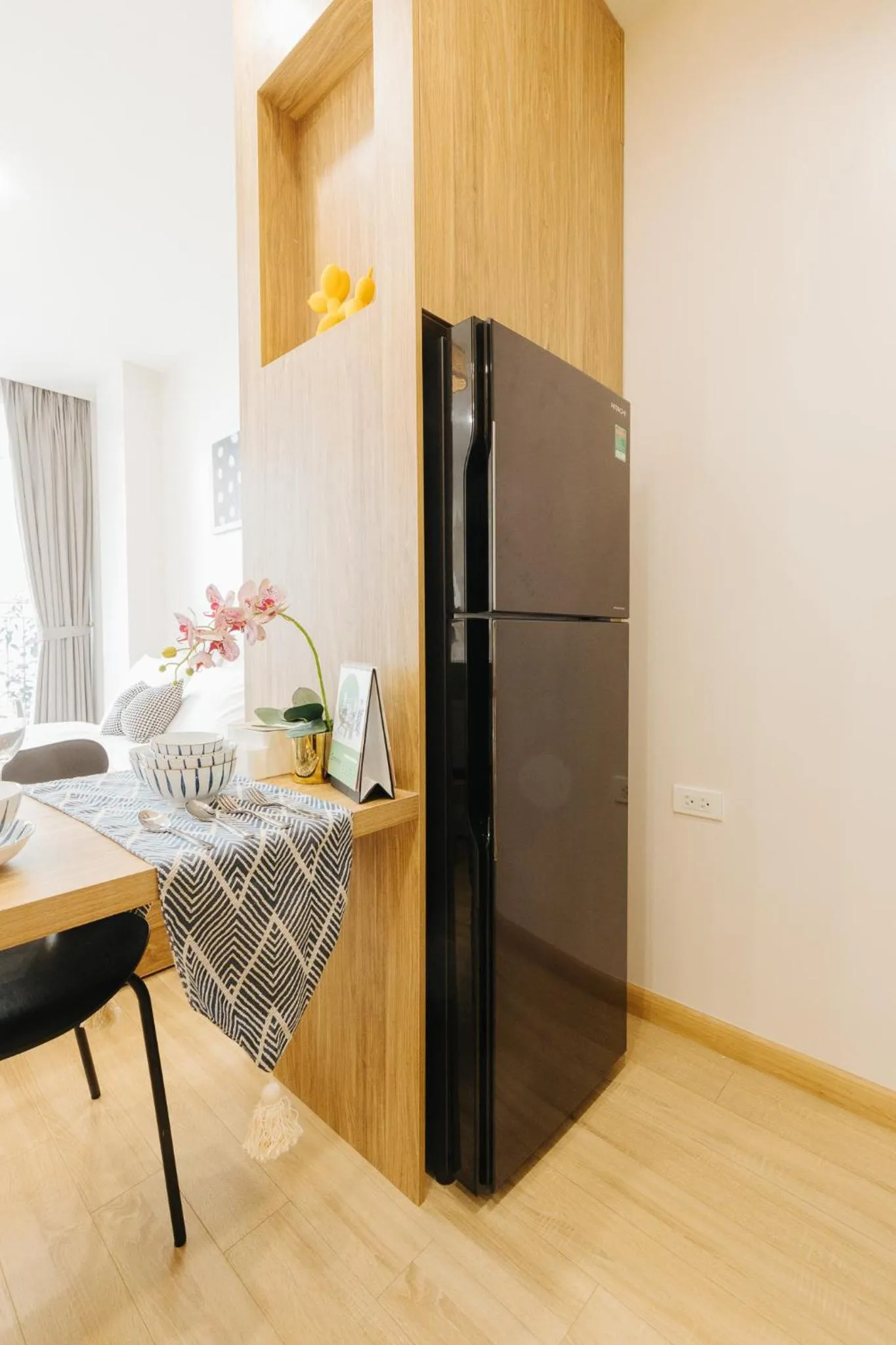 kitchen, Bed in Myrcella Urban Studio