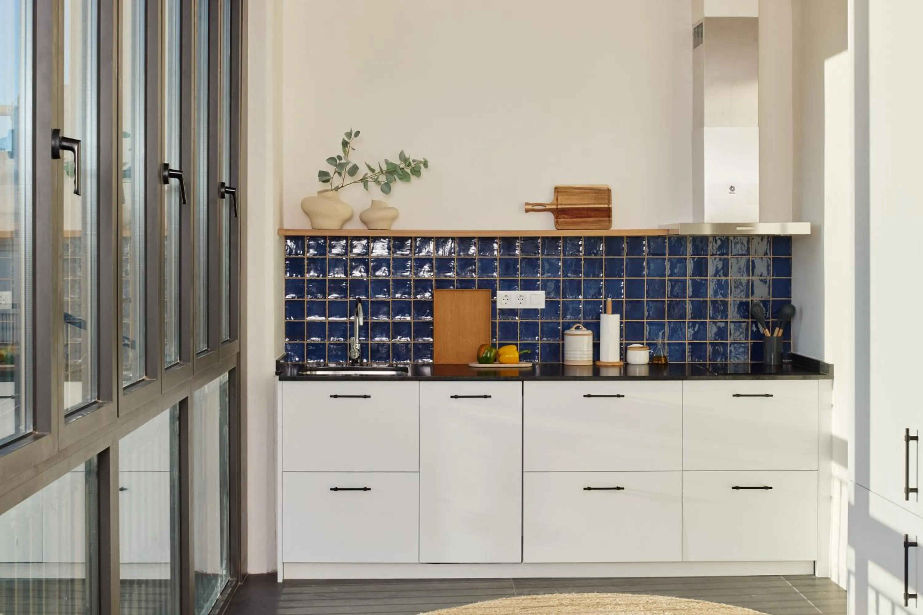 Kitchen or kitchenette in Factory Apartments Barcelona