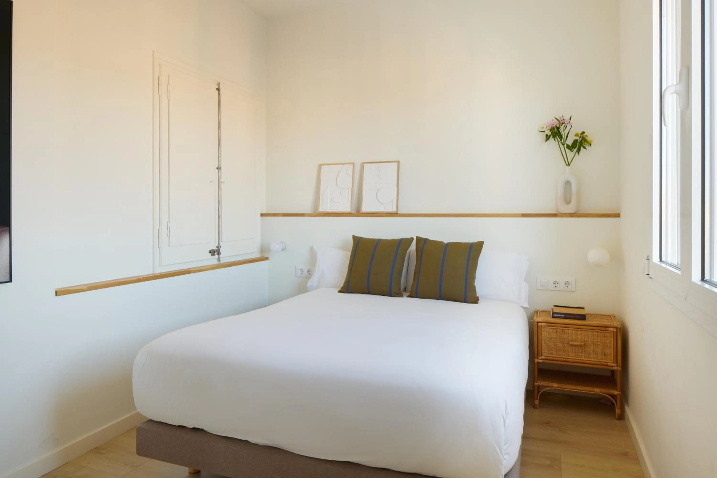 Bedroom, Bed in Factory Apartments Barcelona