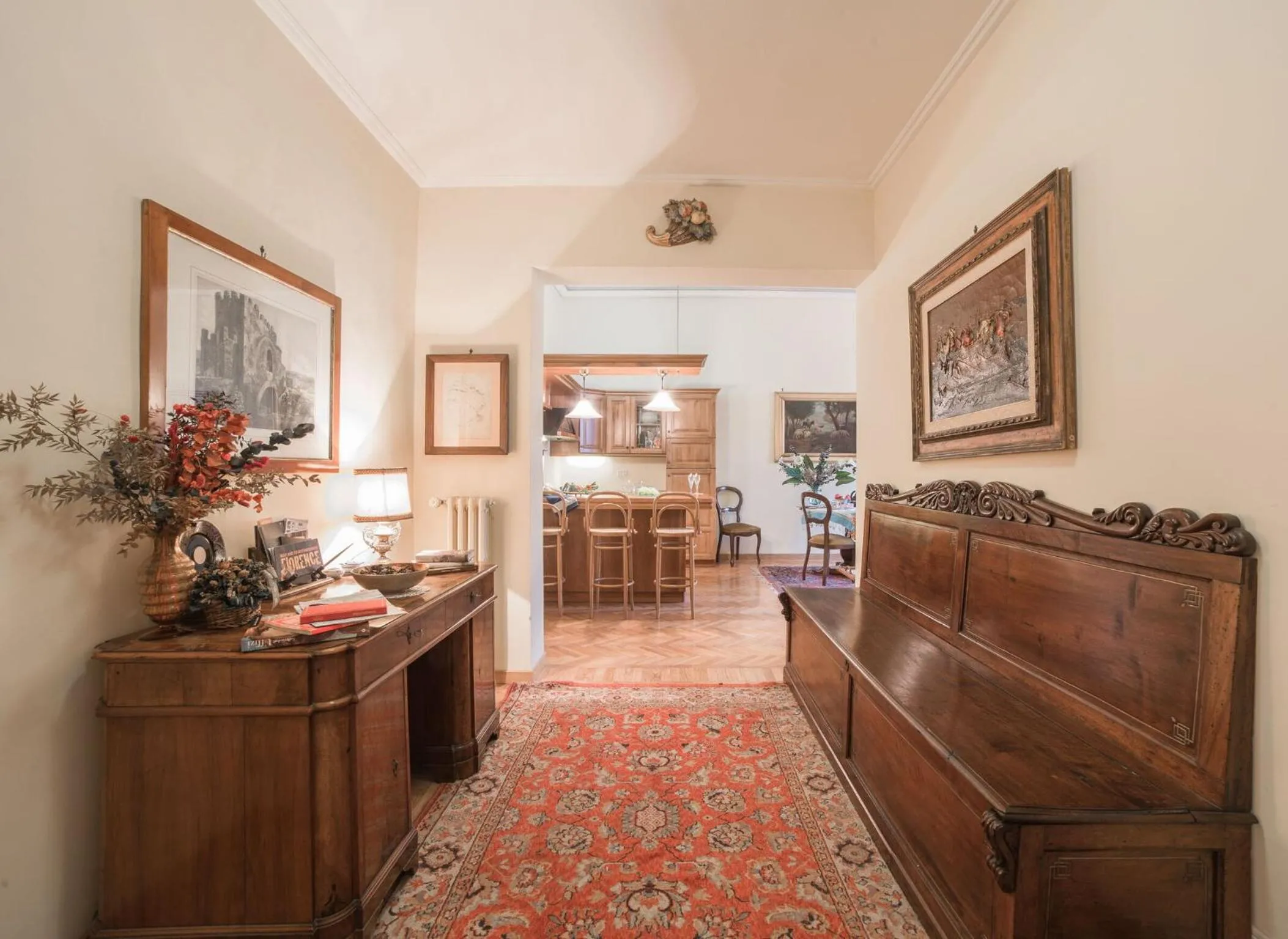Living room in Italian Experience-Duomo Suite
