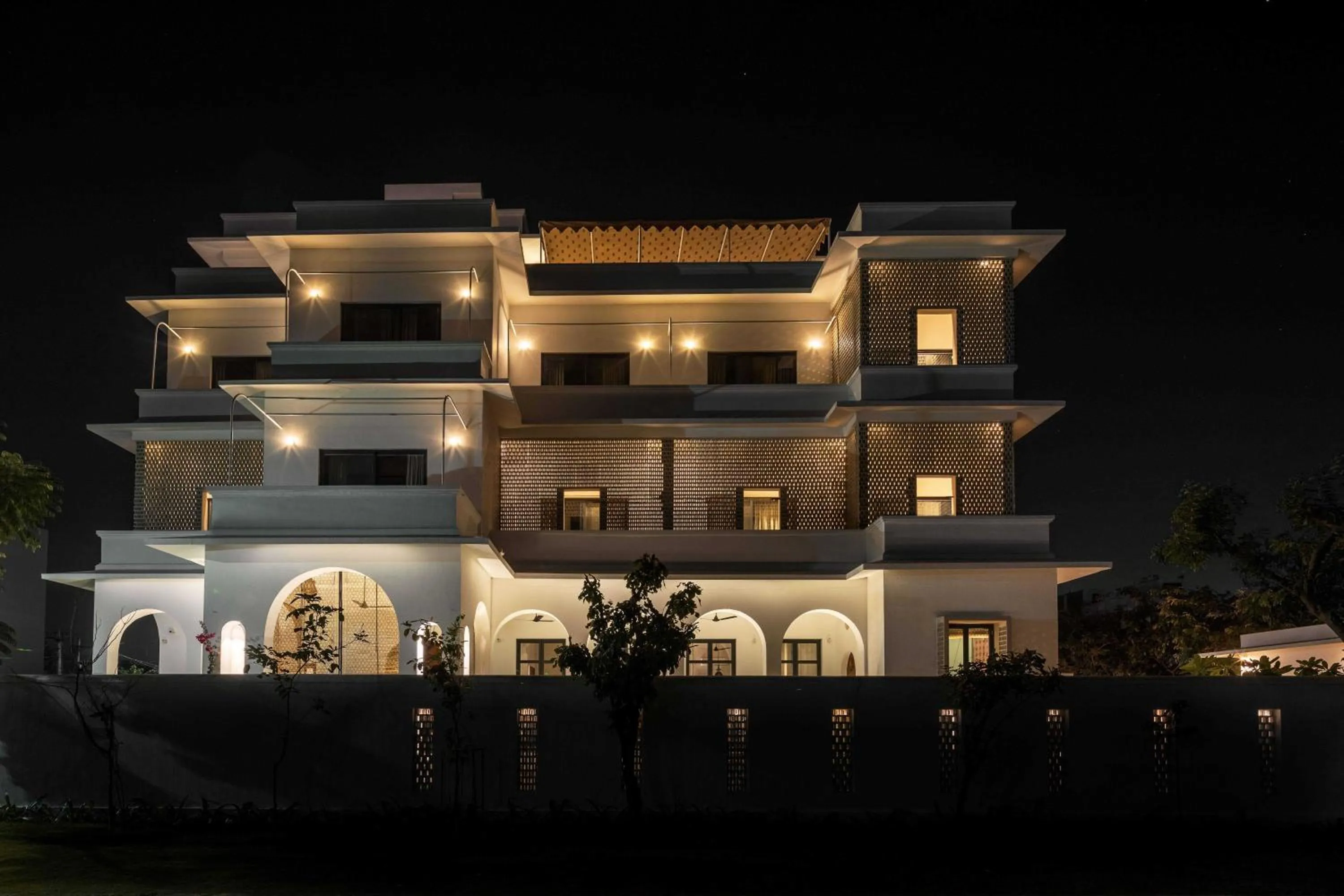 Facade/entrance in DanCenter by CheckIn House of Jasol Jaipur