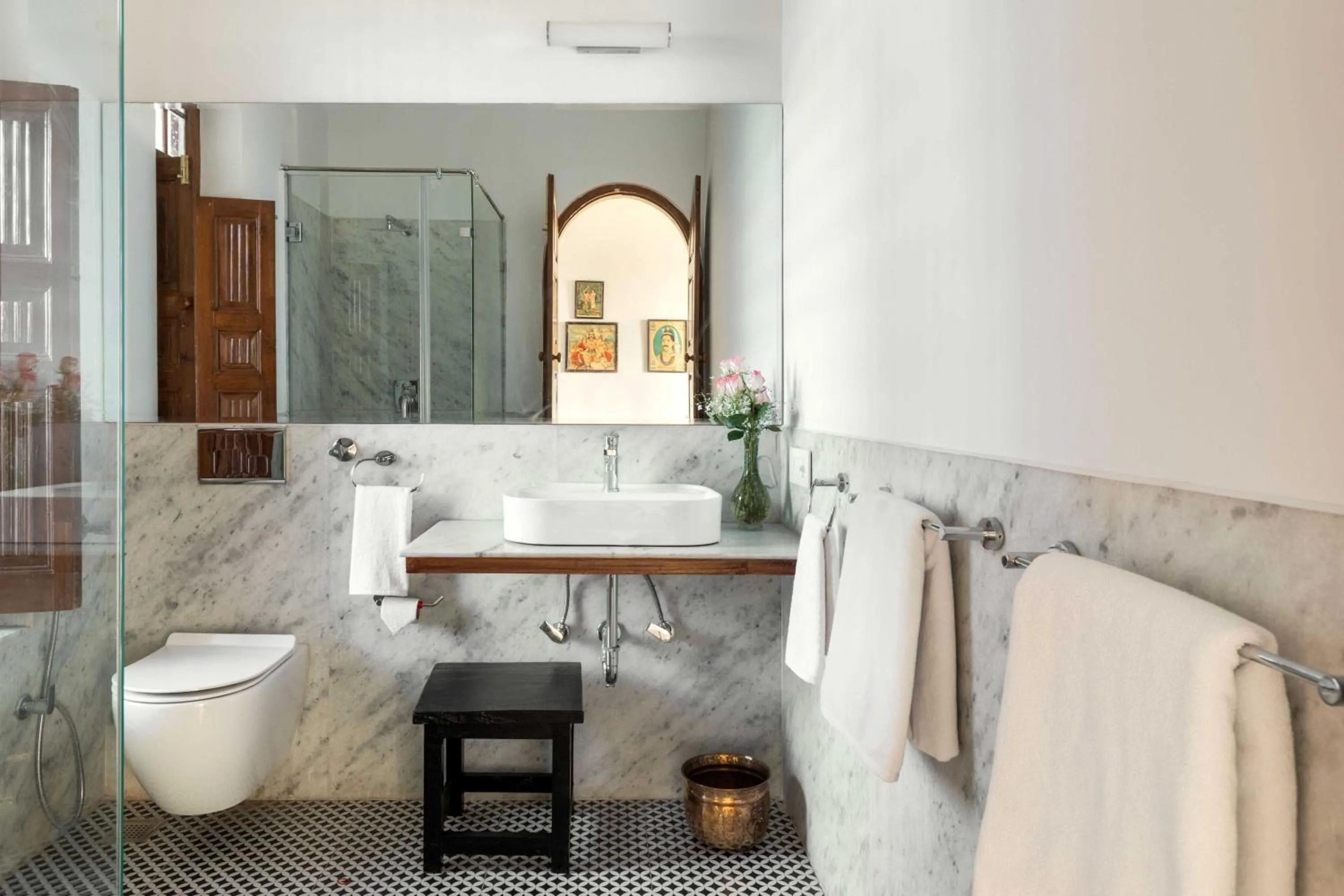 Bathroom in DanCenter by CheckIn House of Jasol Jaipur