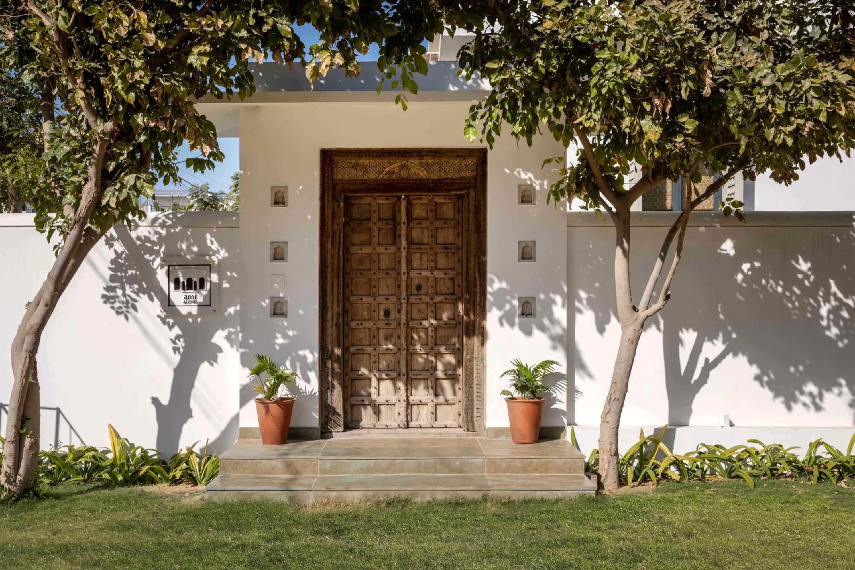 Facade/entrance in DanCenter by CheckIn House of Jasol Jaipur