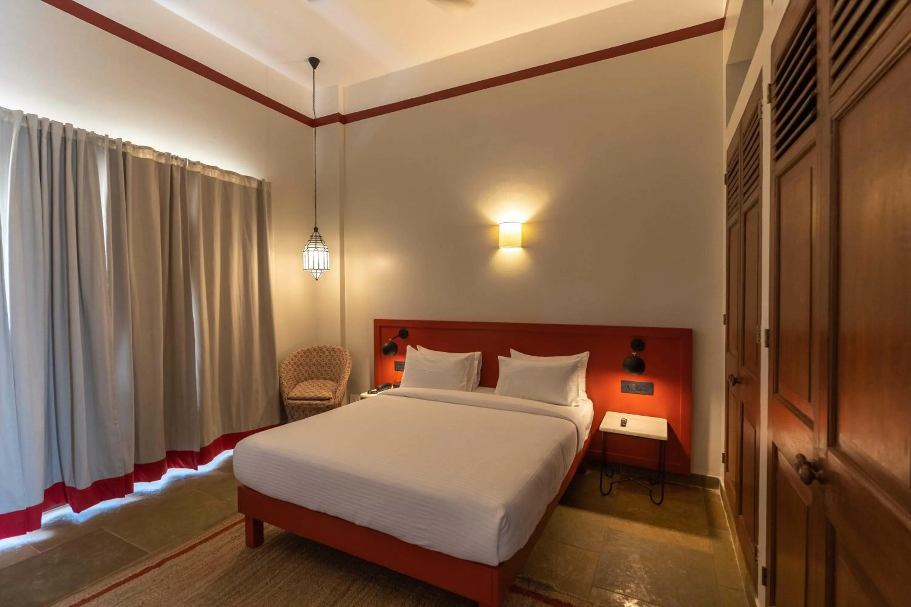 Bathroom, Bed in DanCenter by CheckIn House of Jasol Jaipur