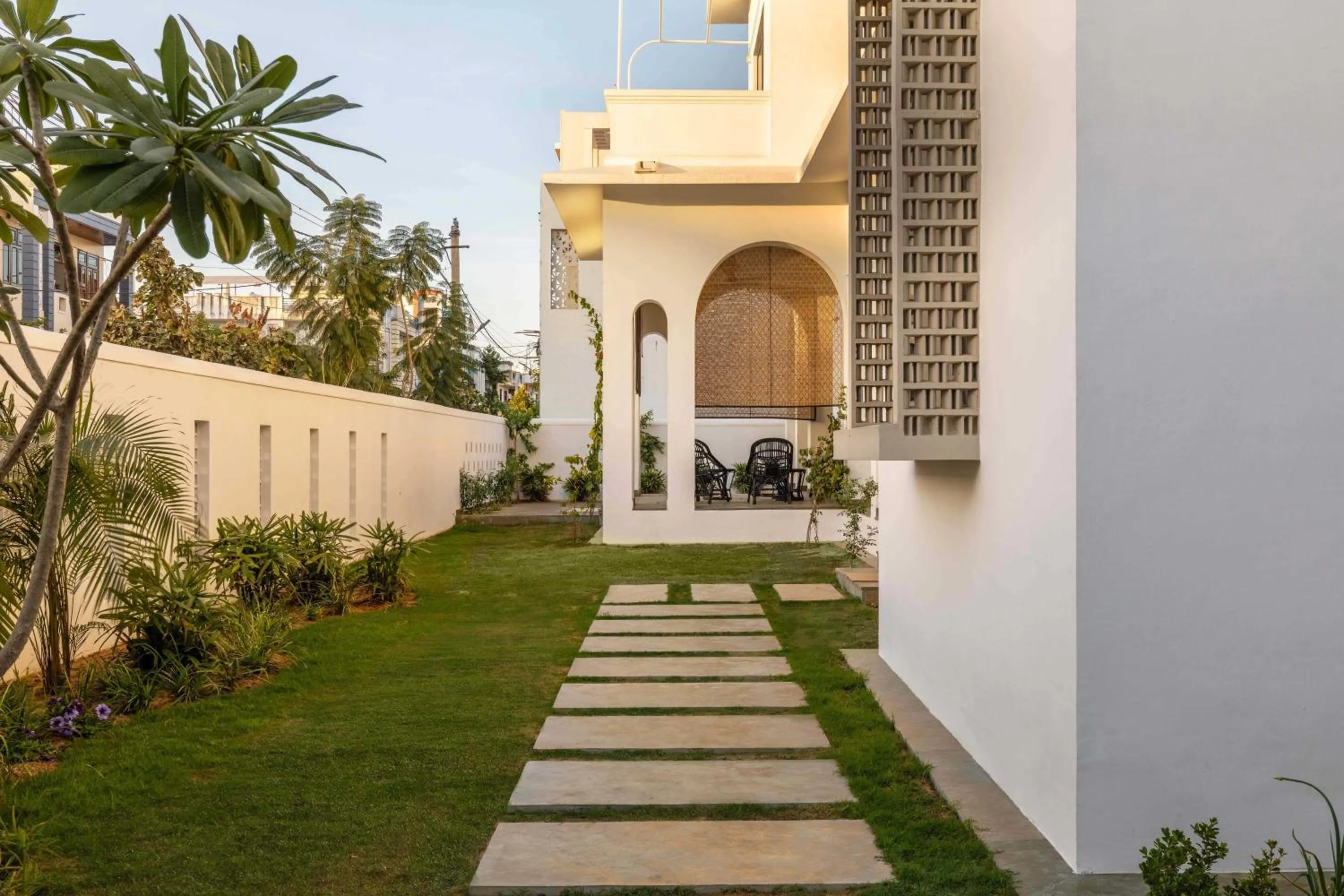 Facade/entrance in DanCenter by CheckIn House of Jasol Jaipur