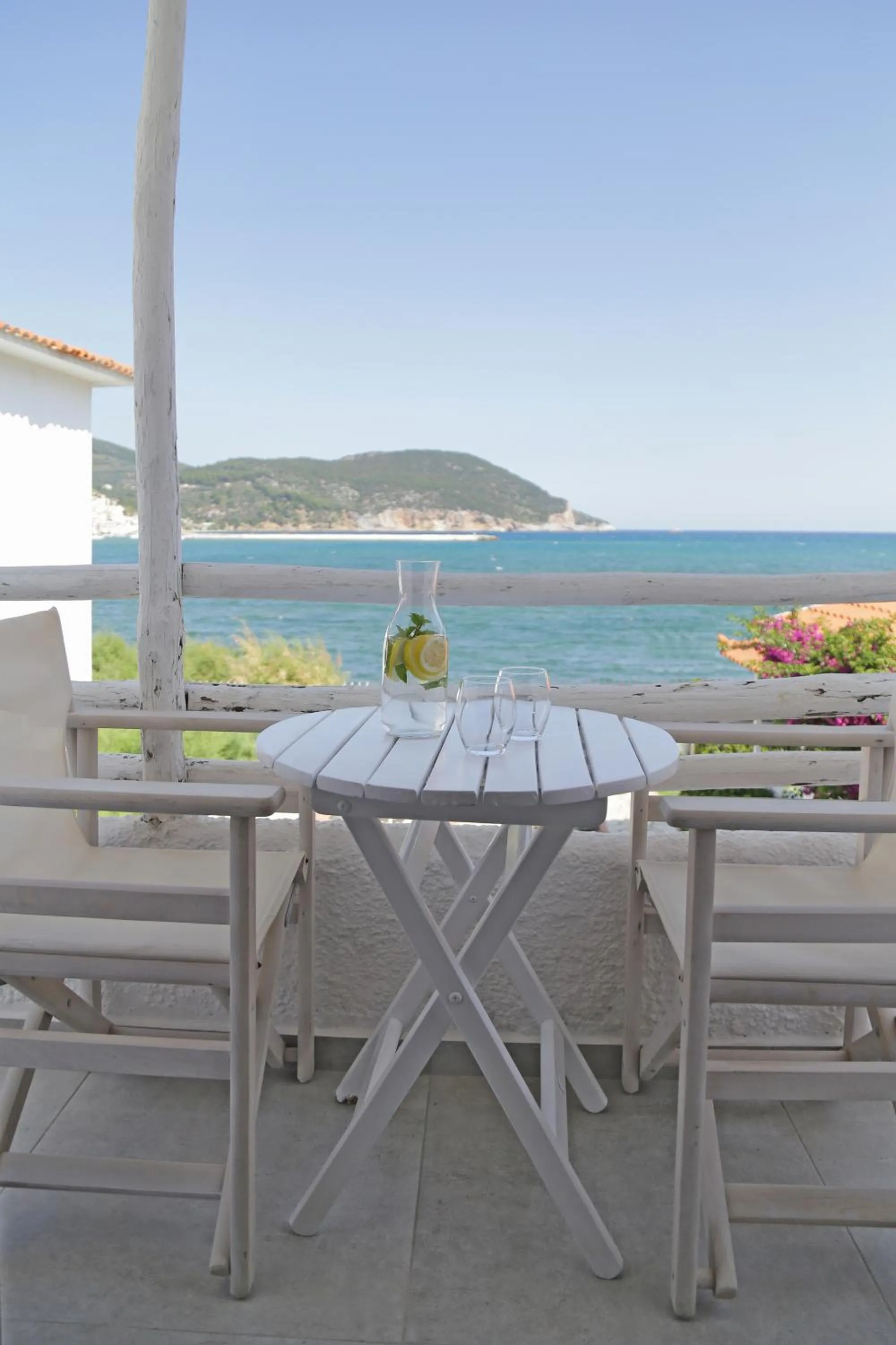 Balcony/Terrace in Skopelos Village Hotel