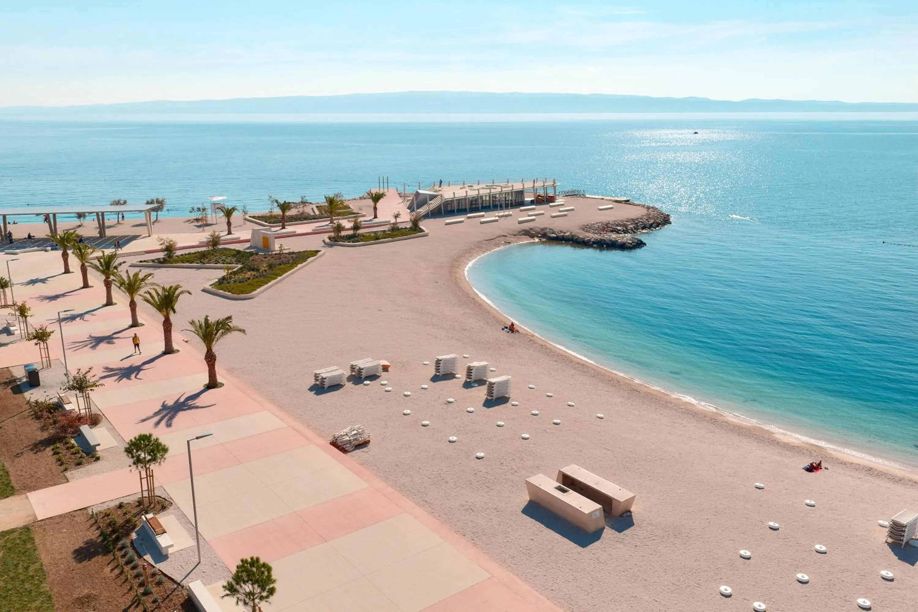 Beach in Sun Spalato Adris