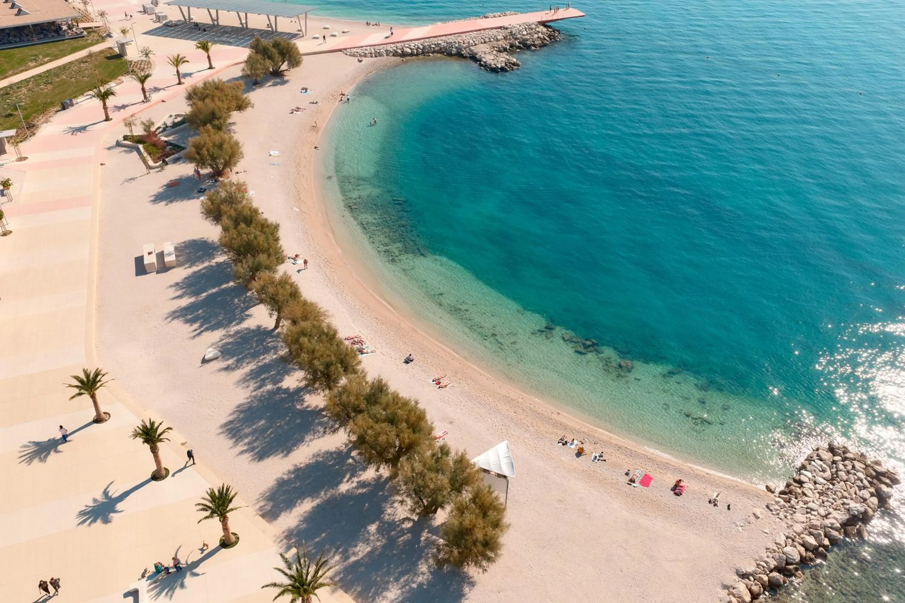 Beach in Sun Spalato Adris