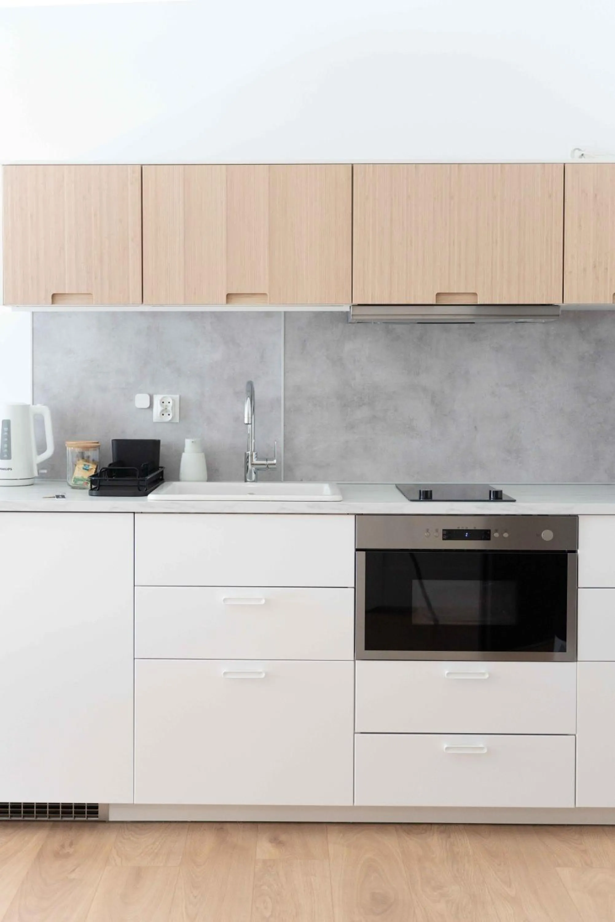Kitchen or kitchenette in Aparthotel Weissa 7