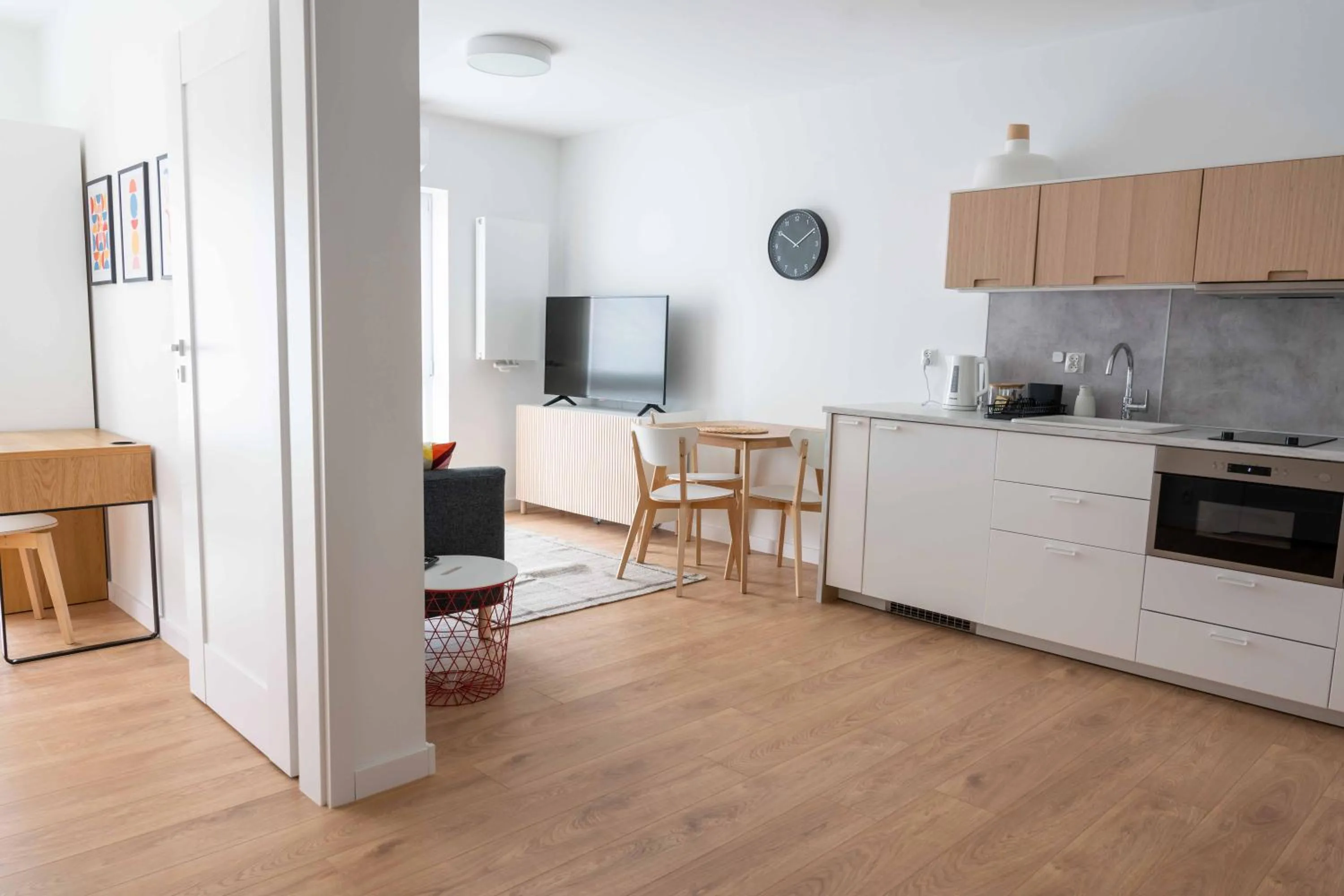Kitchen or kitchenette in Aparthotel Weissa 7