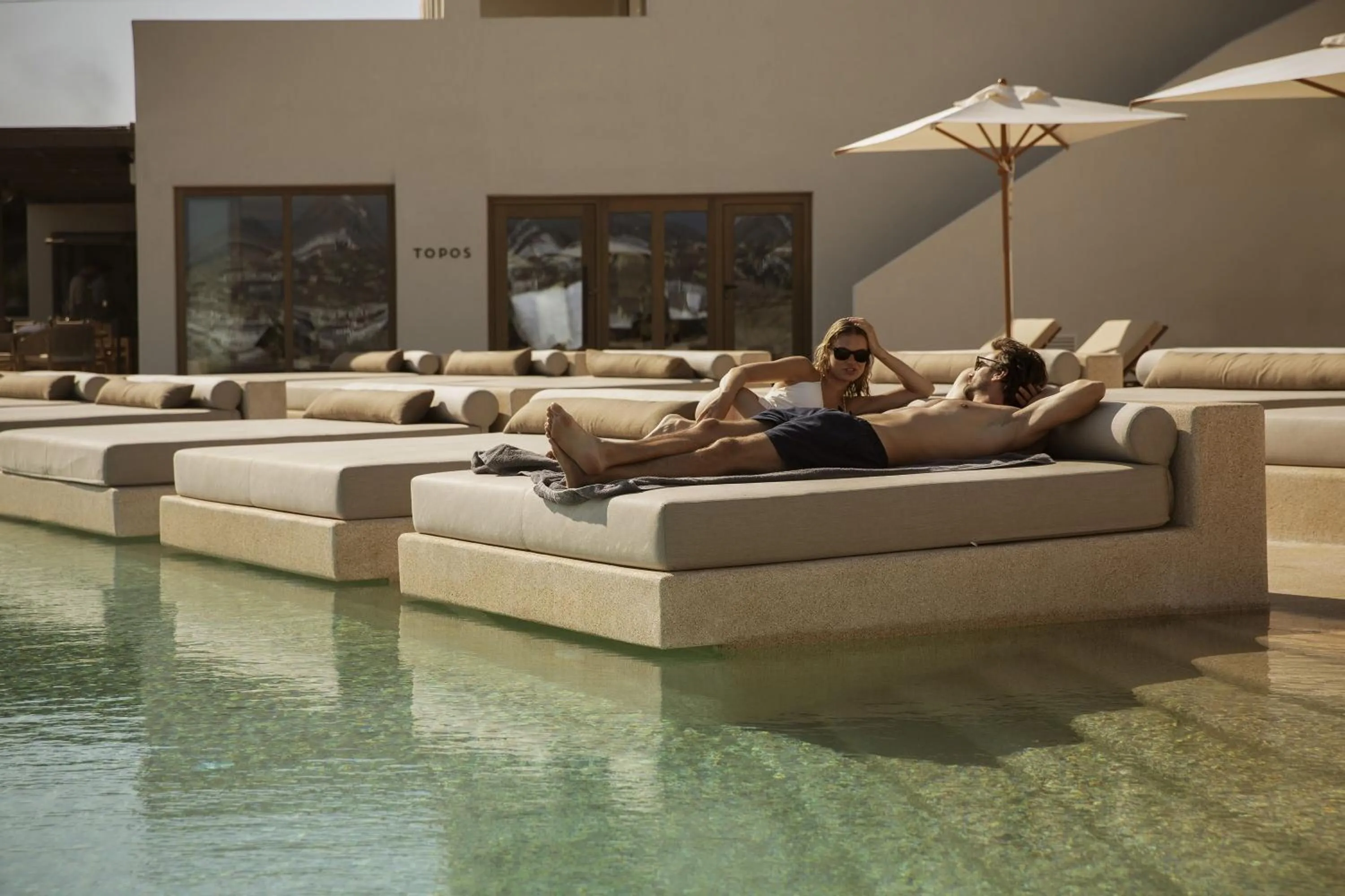 Swimming pool in Domes Noruz Mykonos