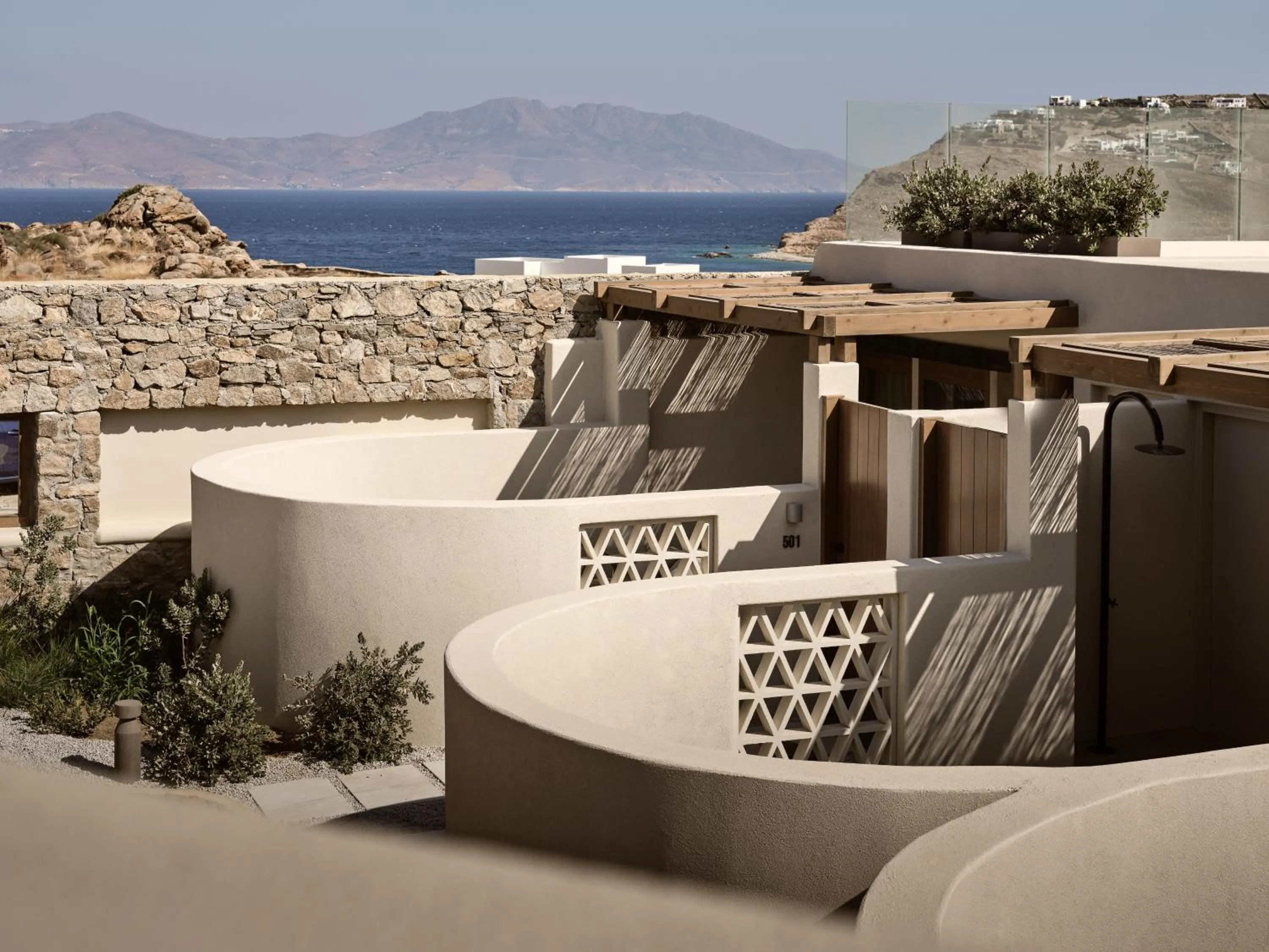 Property building in Domes Noruz Mykonos