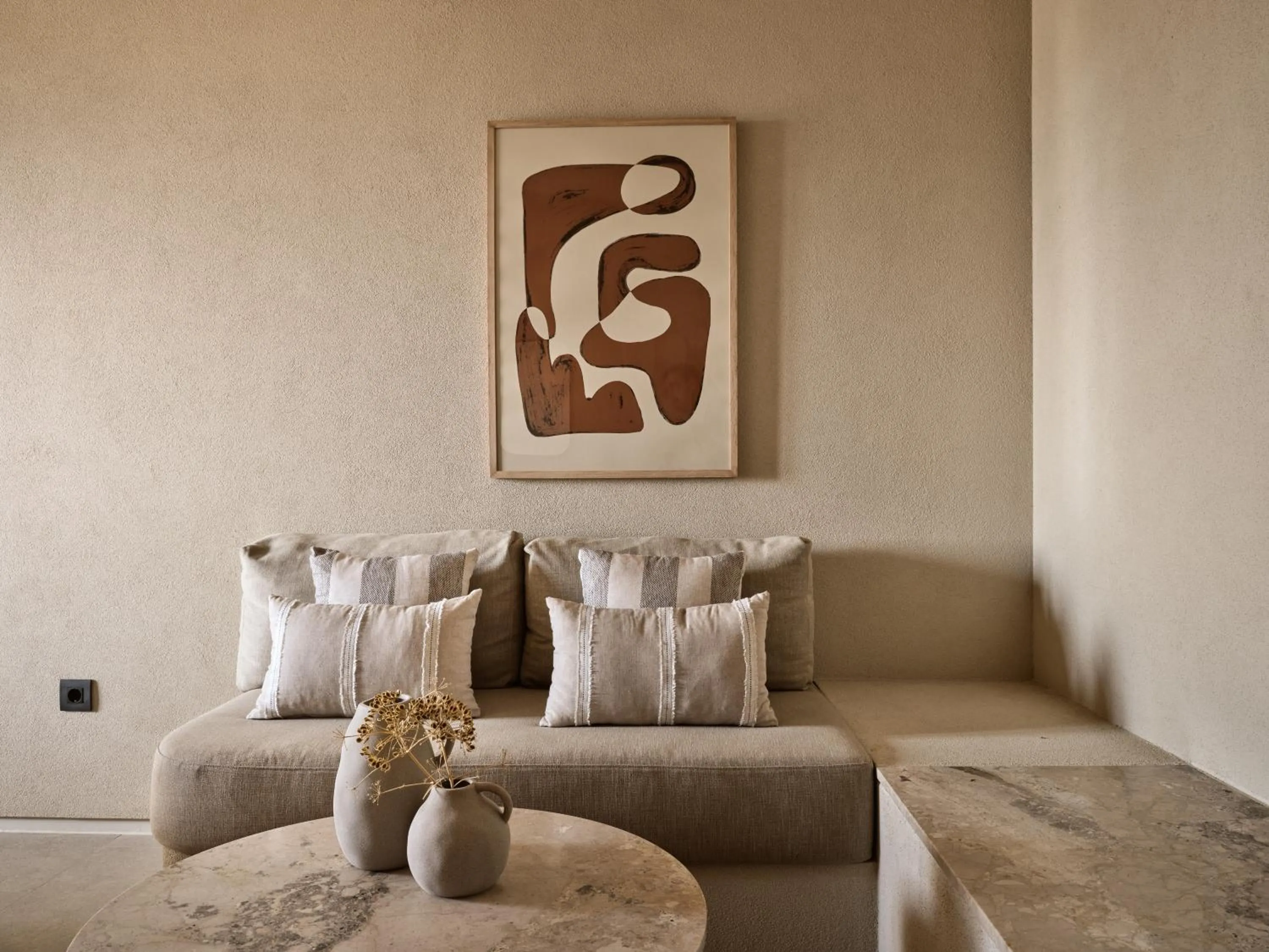 Seating area in Domes Noruz Mykonos