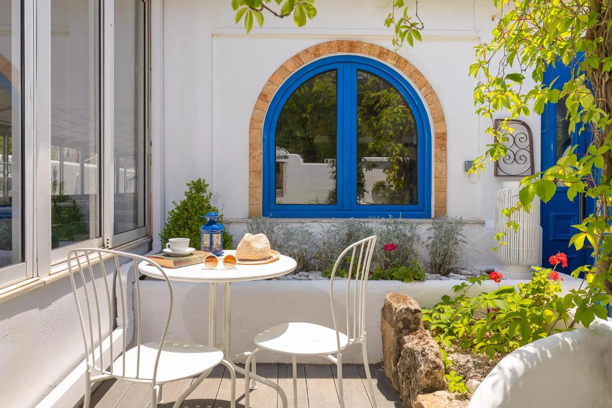 Patio in Hotel Nathalie