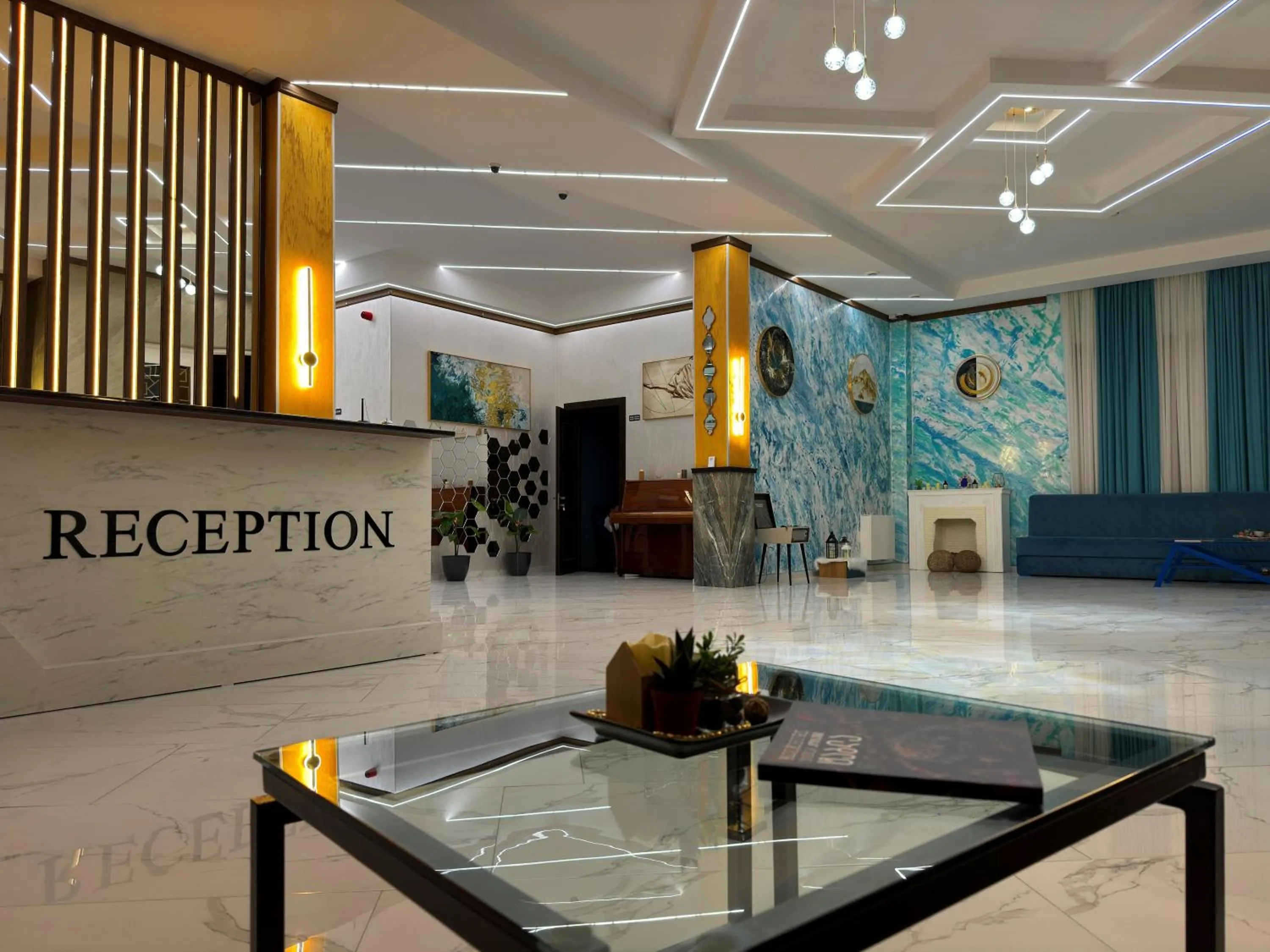 Lobby or reception in DADIANI Inn