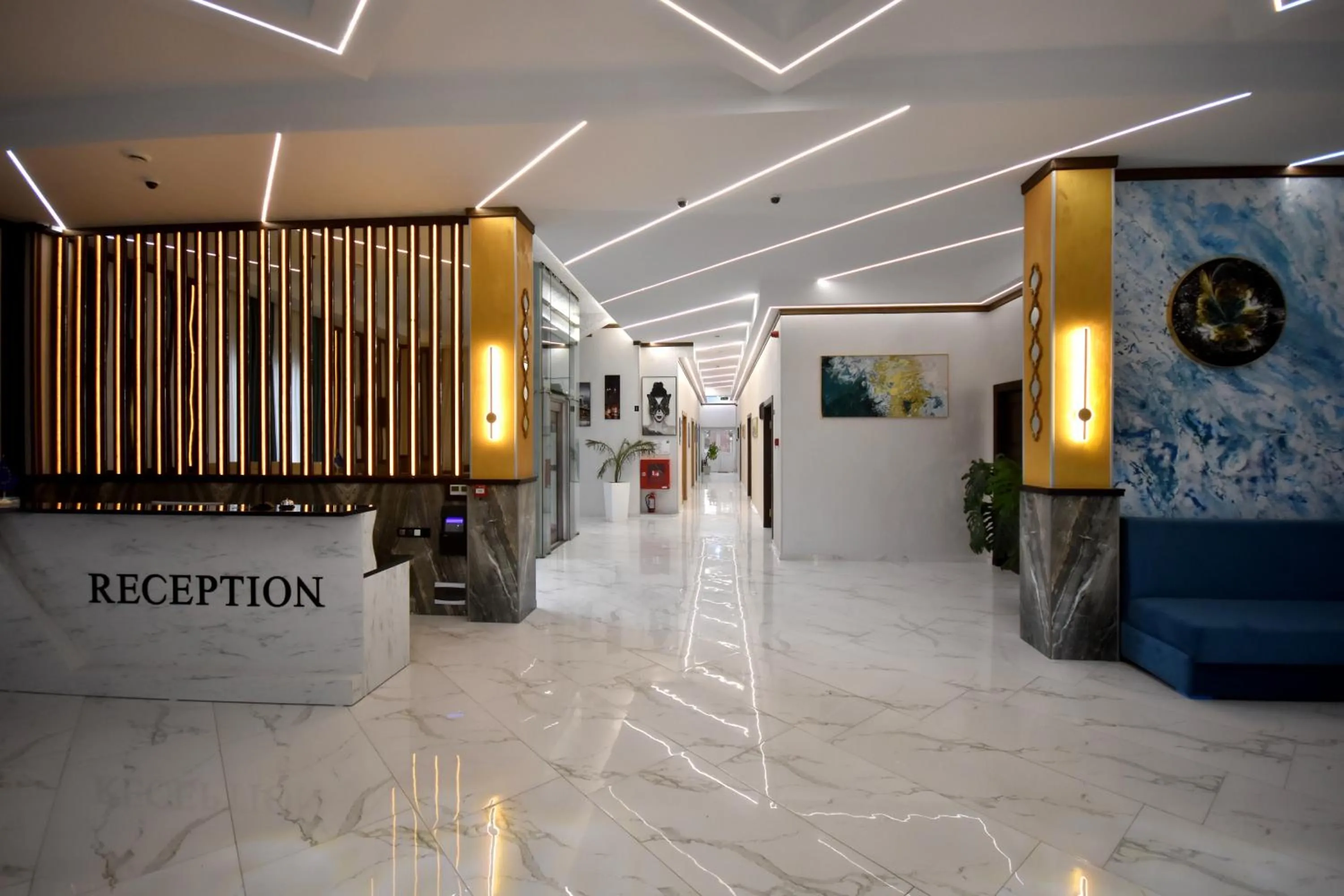 Lobby or reception in DADIANI Inn