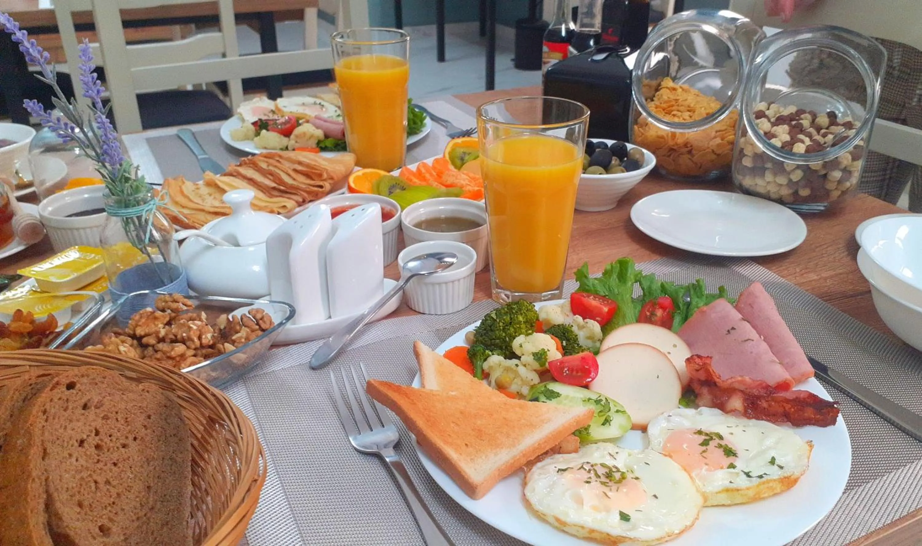 Breakfast in DADIANI Inn