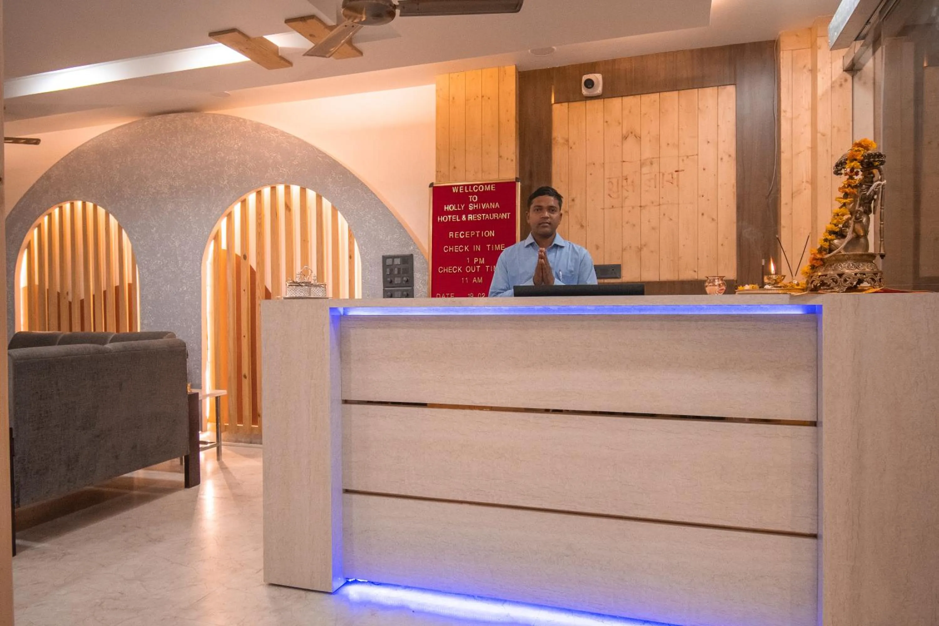 Staff in Holy Shivana Boutique Hotel Rishikesh