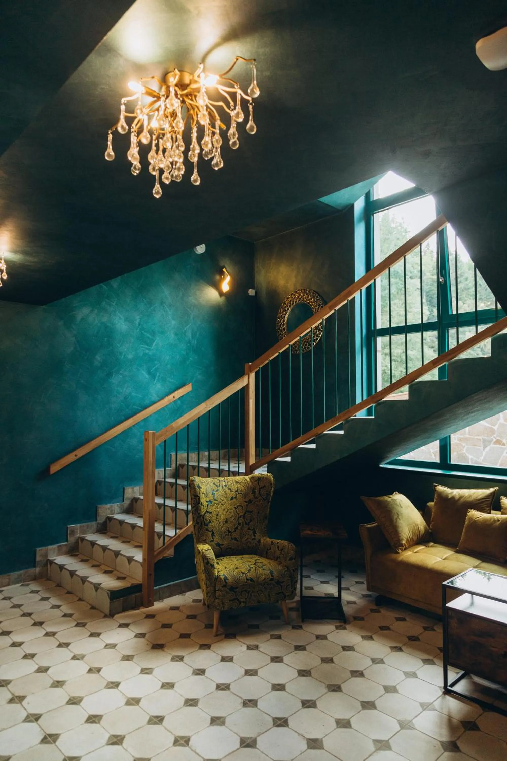 Seating area in Hotel Vodník