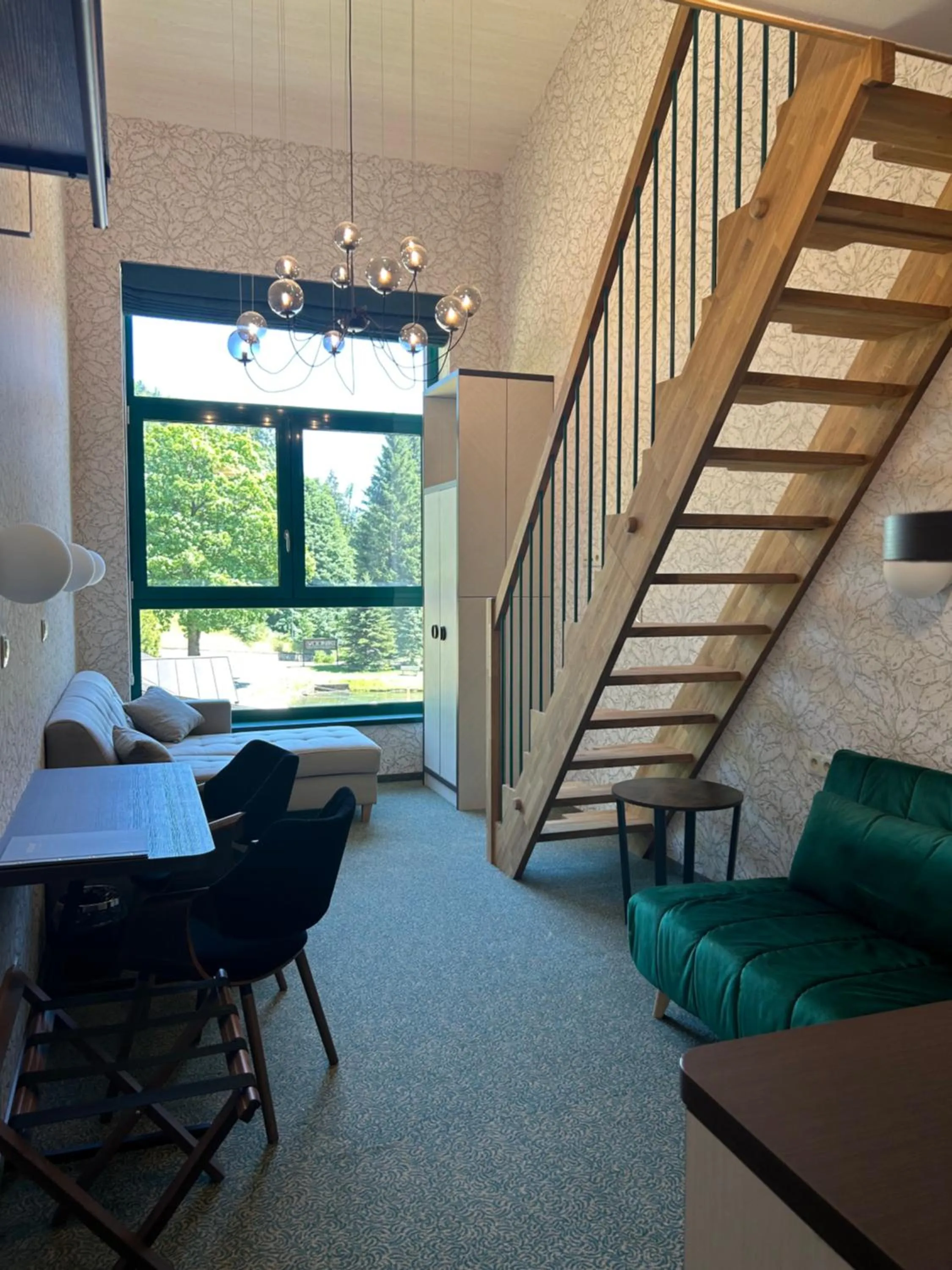 Seating area in Hotel Vodník