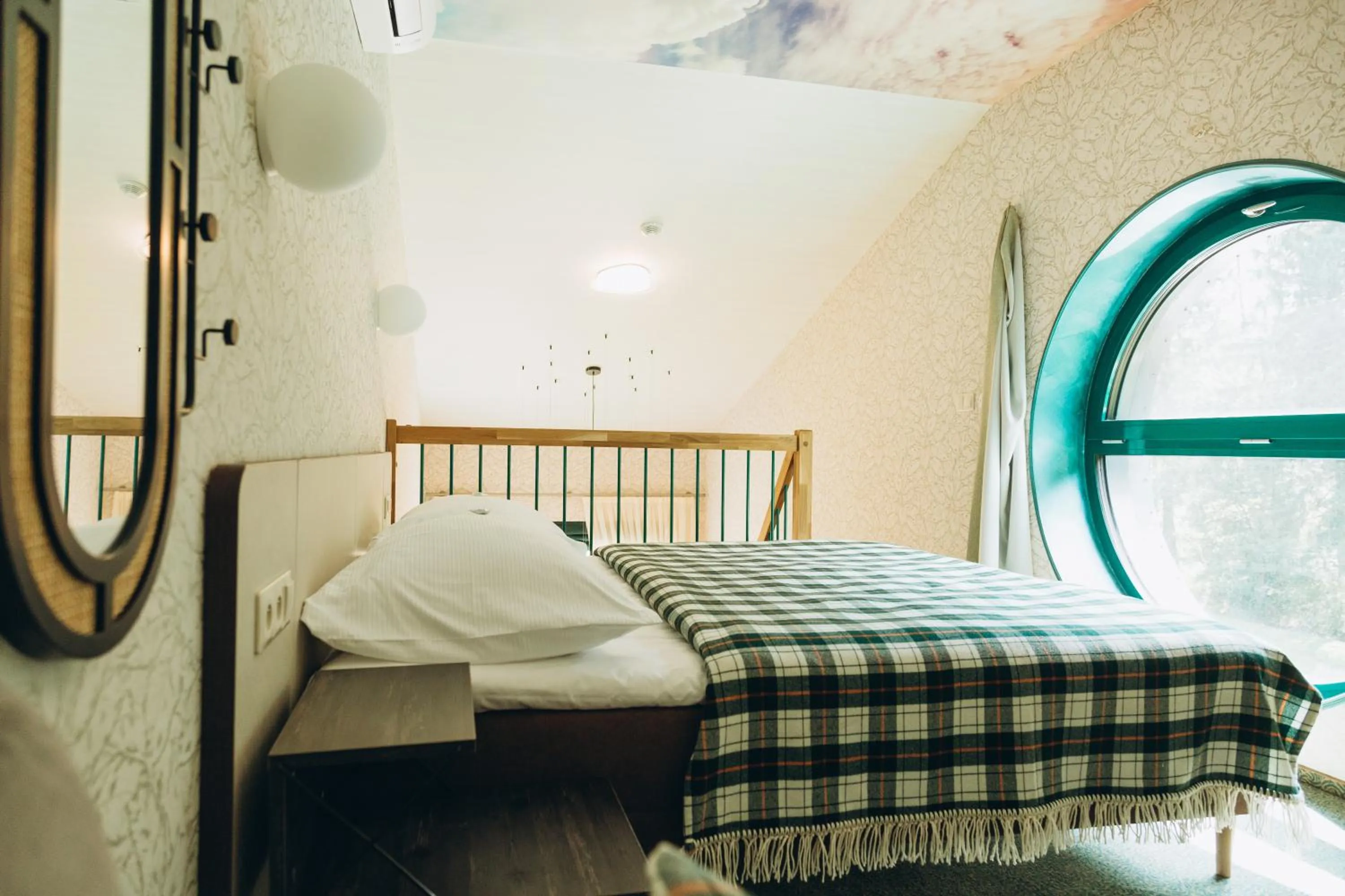 Bed in Hotel Vodník