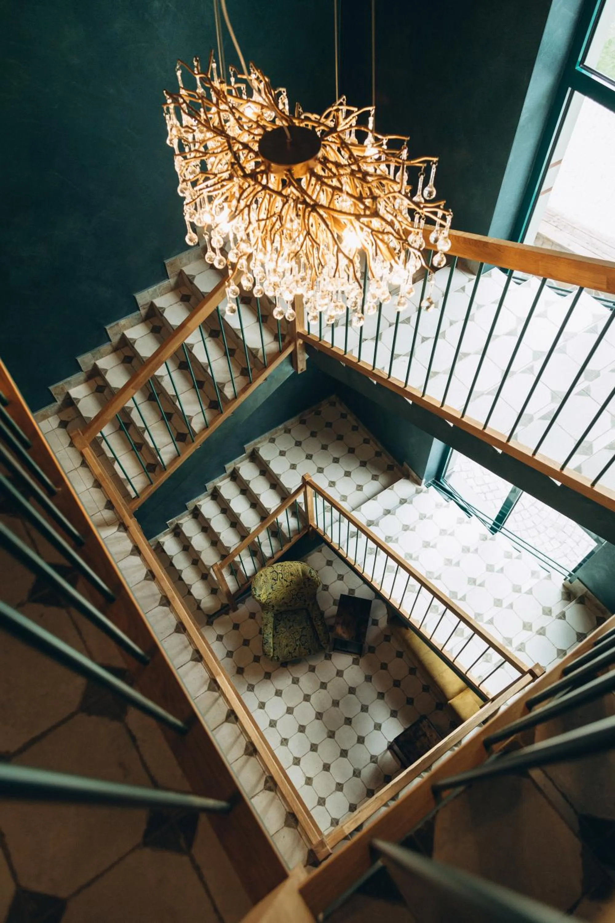 Seating area in Hotel Vodník