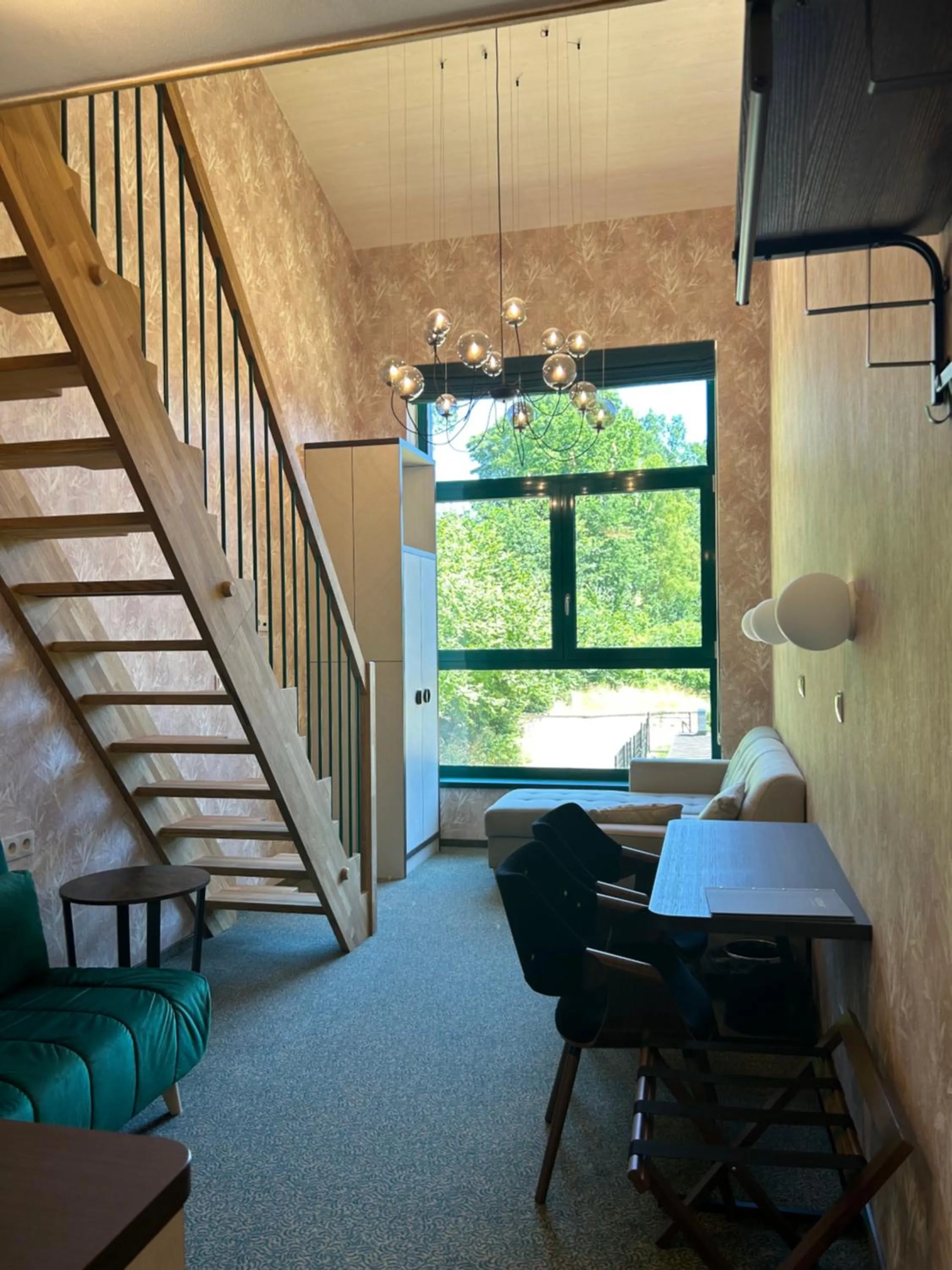 Seating area in Hotel Vodník