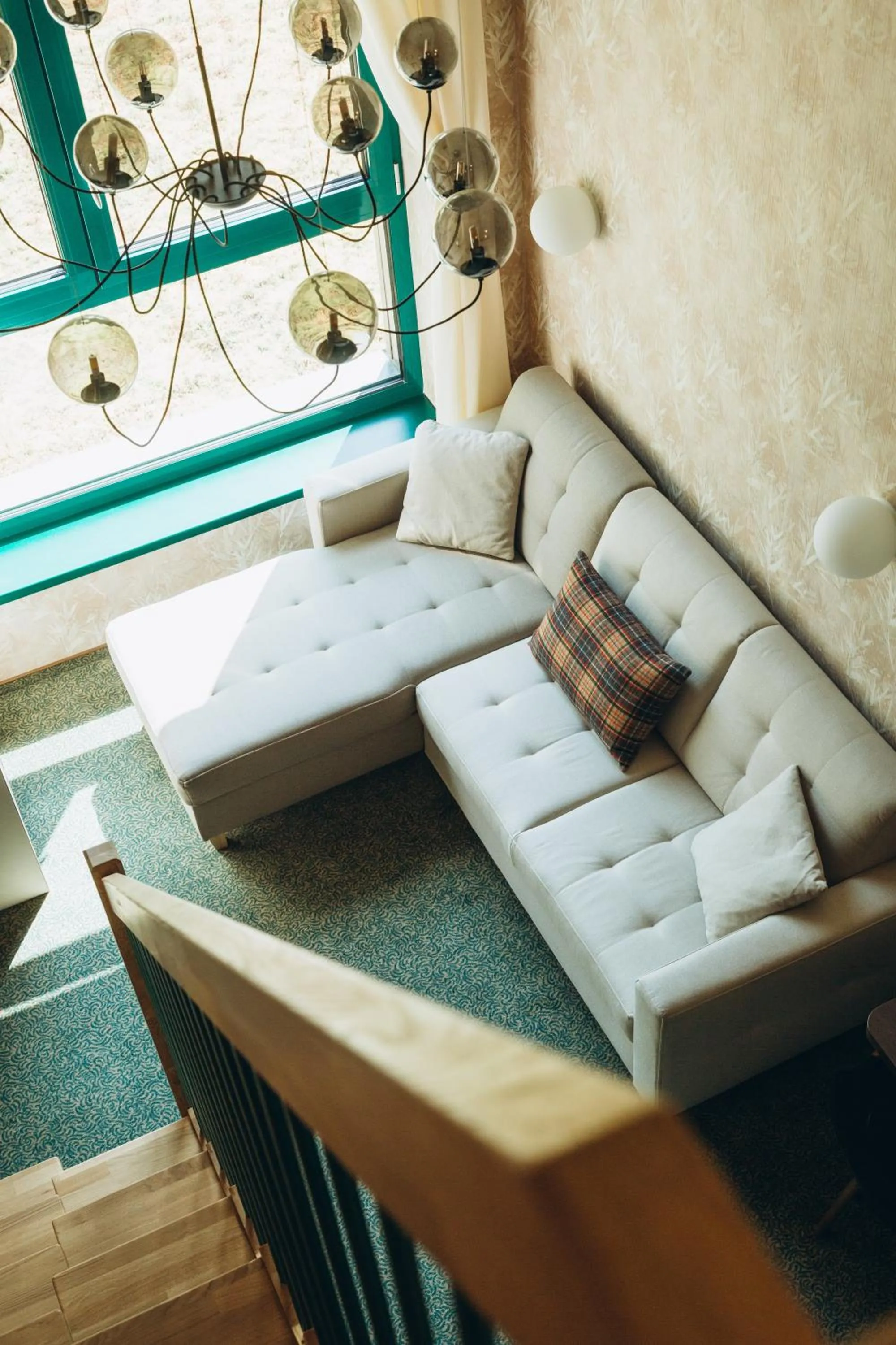 Seating area in Hotel Vodník