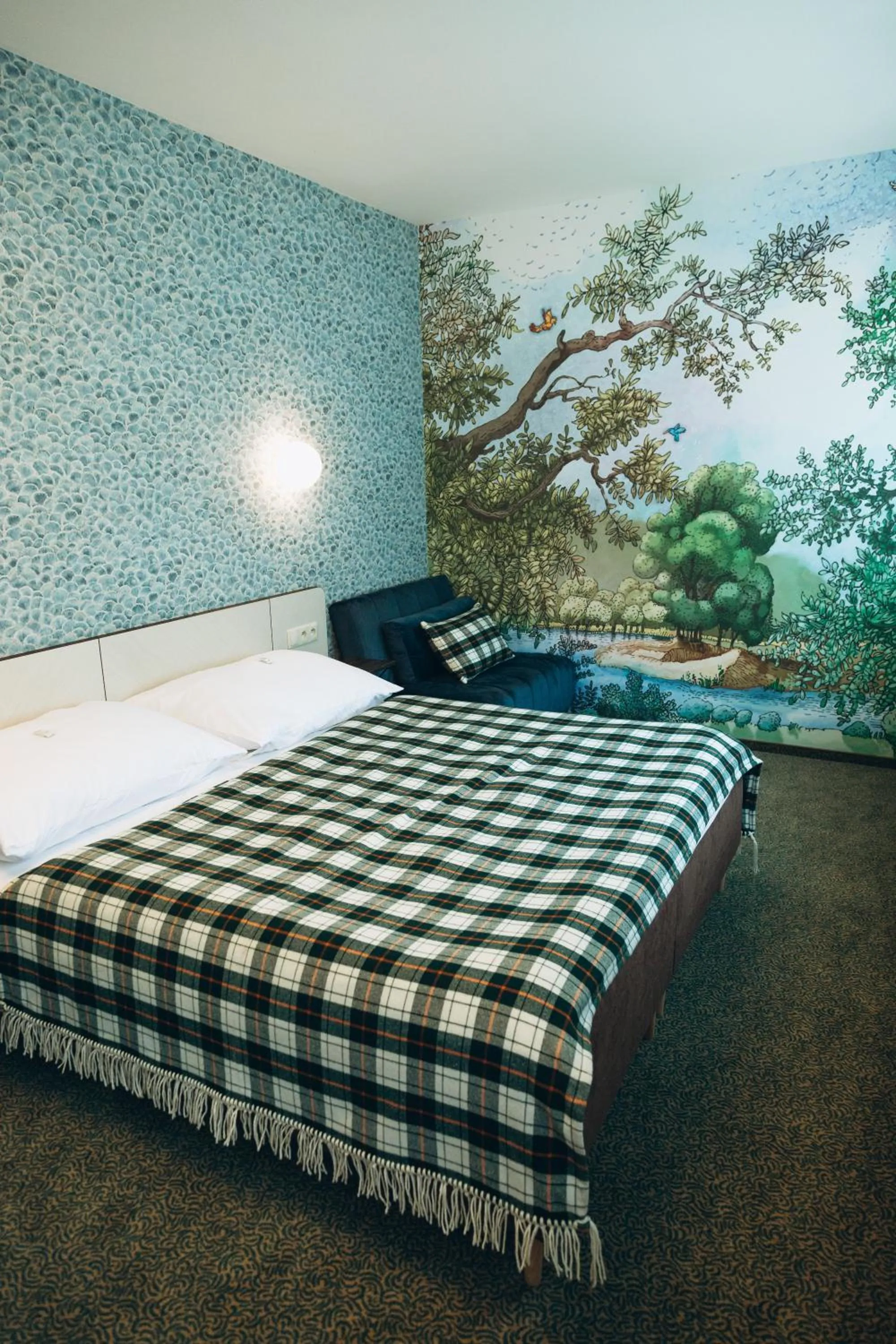 Bed in Hotel Vodník