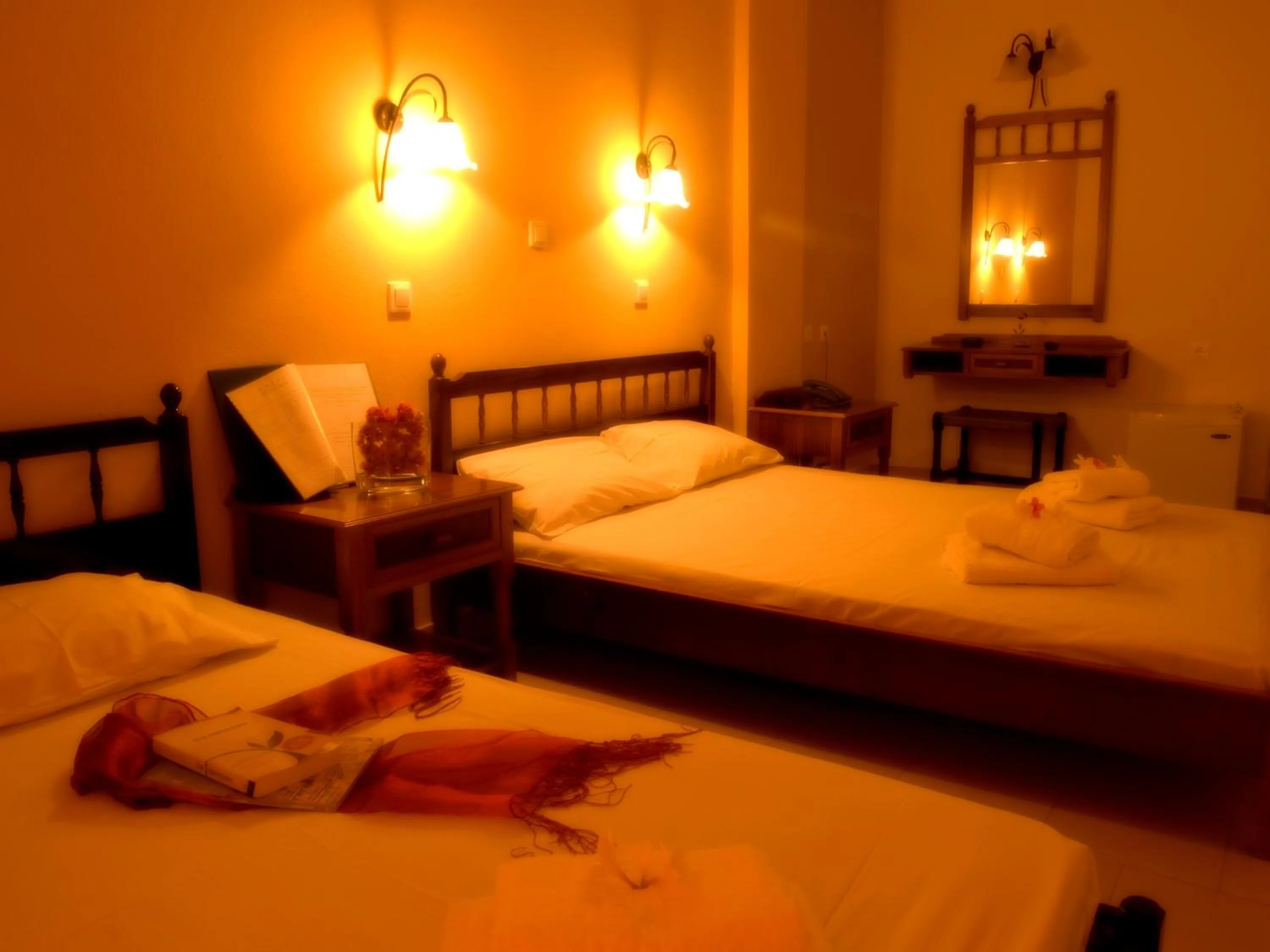 Bed in Kissamos Hotel