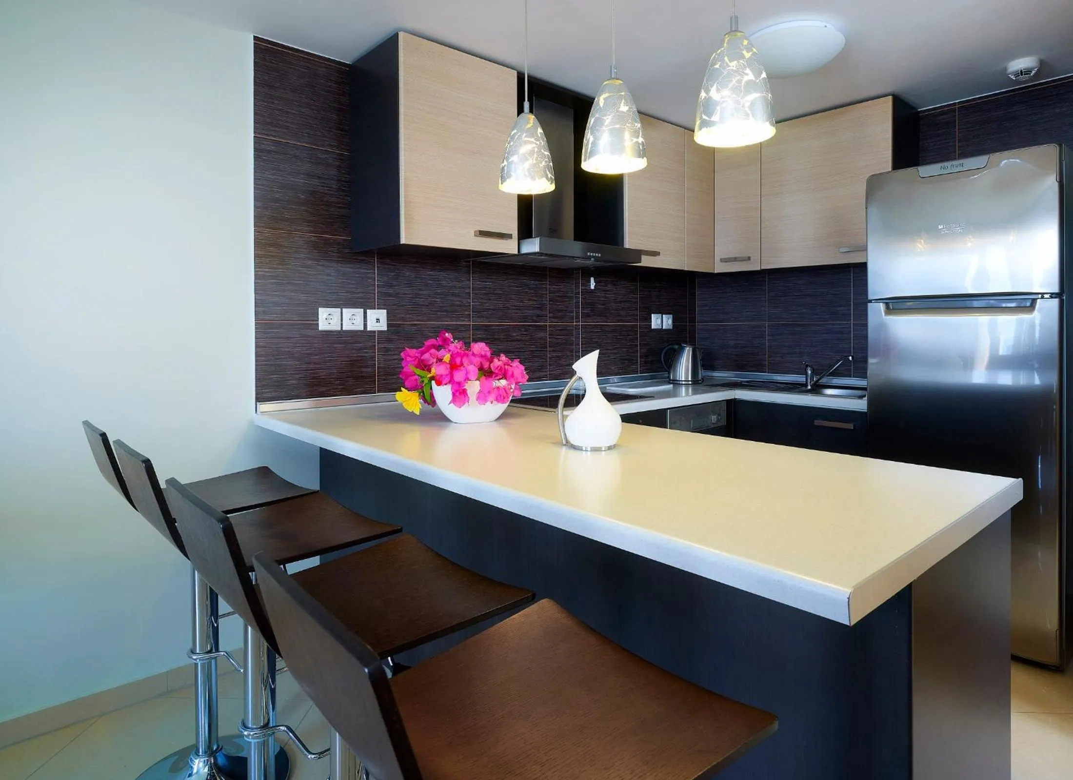 Kitchen or kitchenette in Macaris Suites & Spa