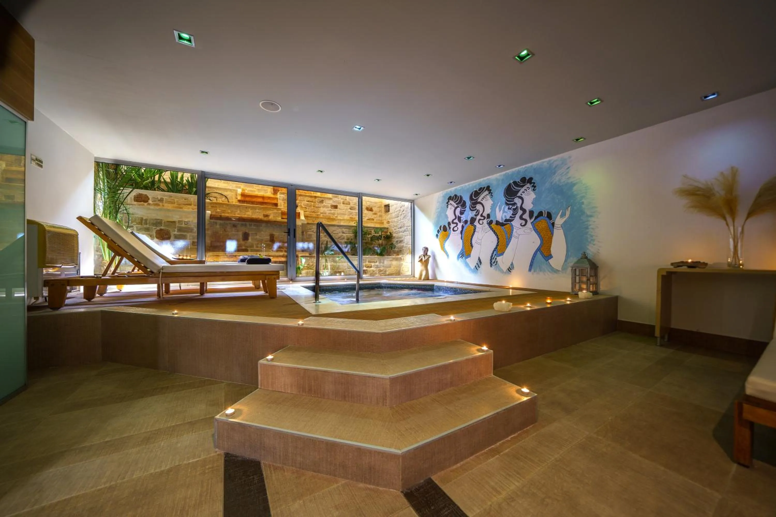 Hot Tub in Macaris Suites & Spa