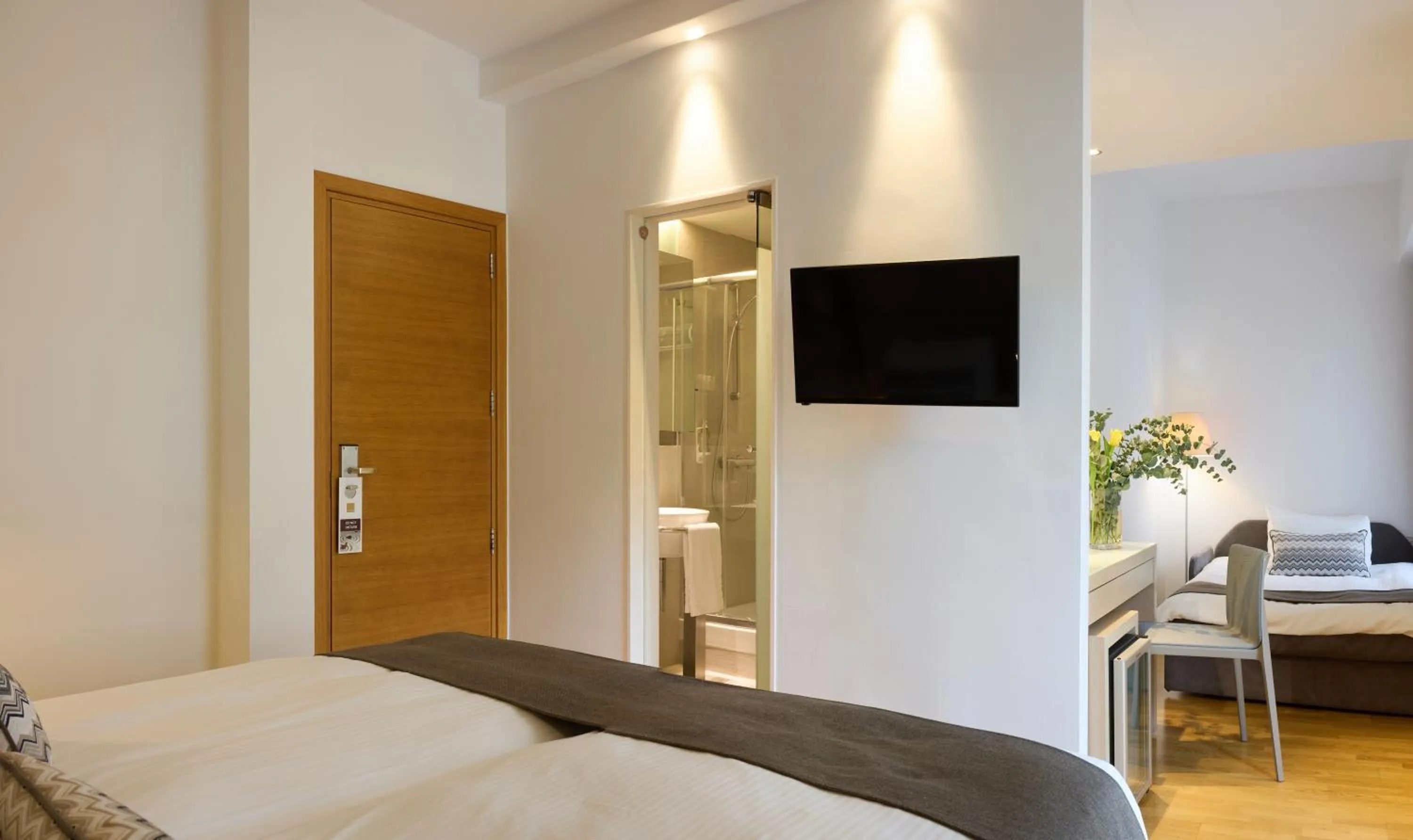 Bedroom, Bed in Domotel Olympia