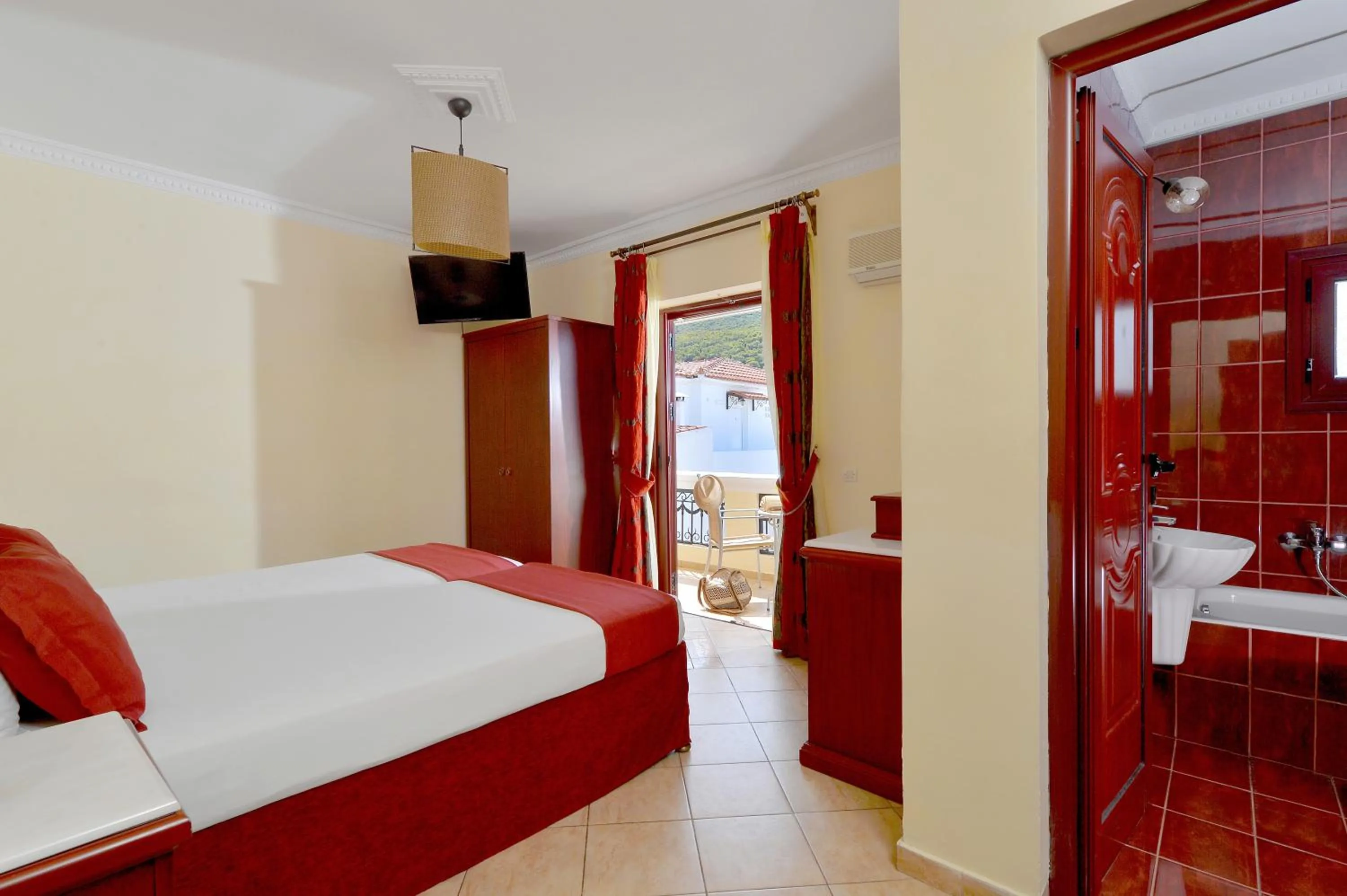 Bed in Agistri Hotel