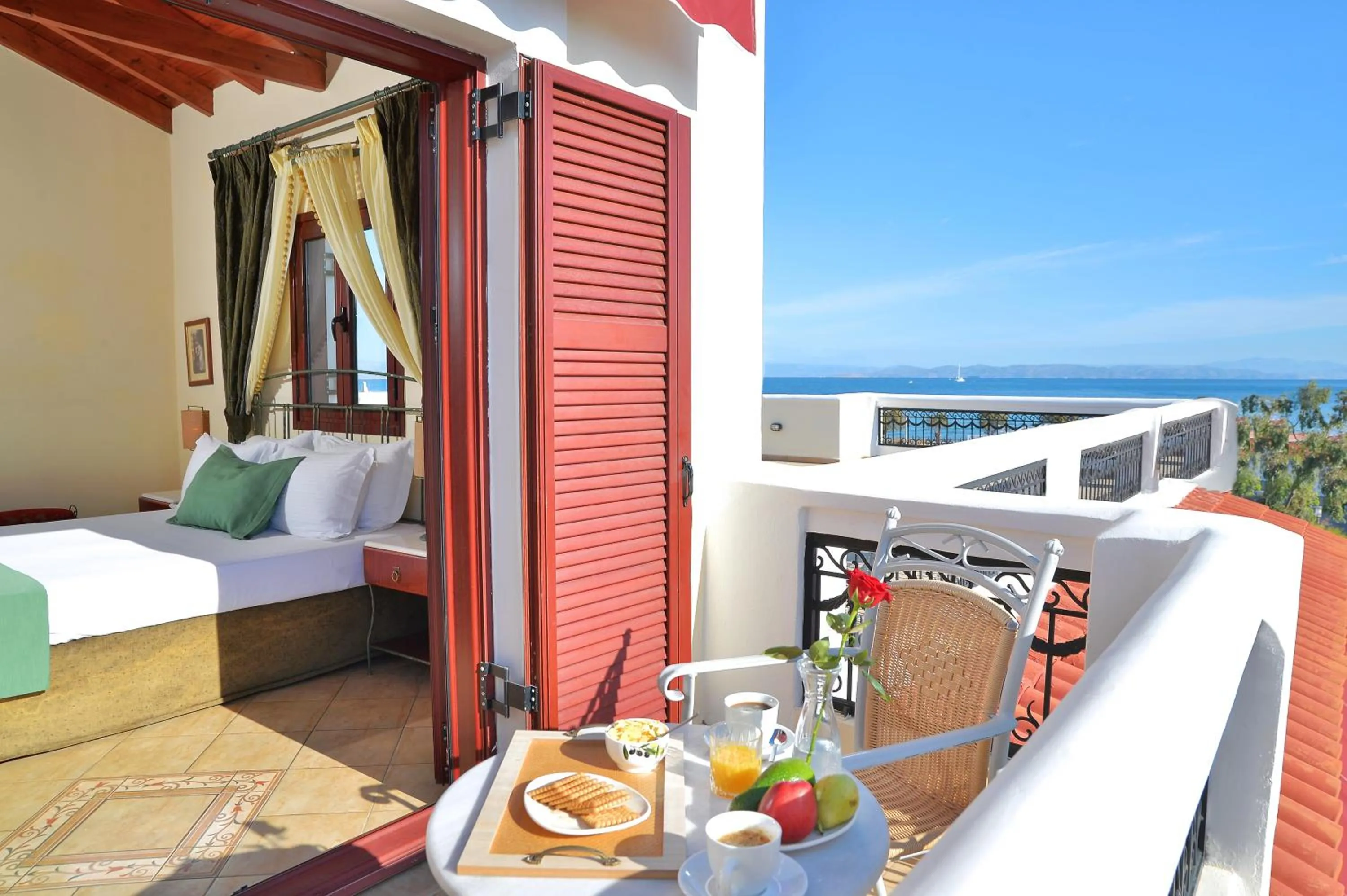 Bed in Agistri Hotel