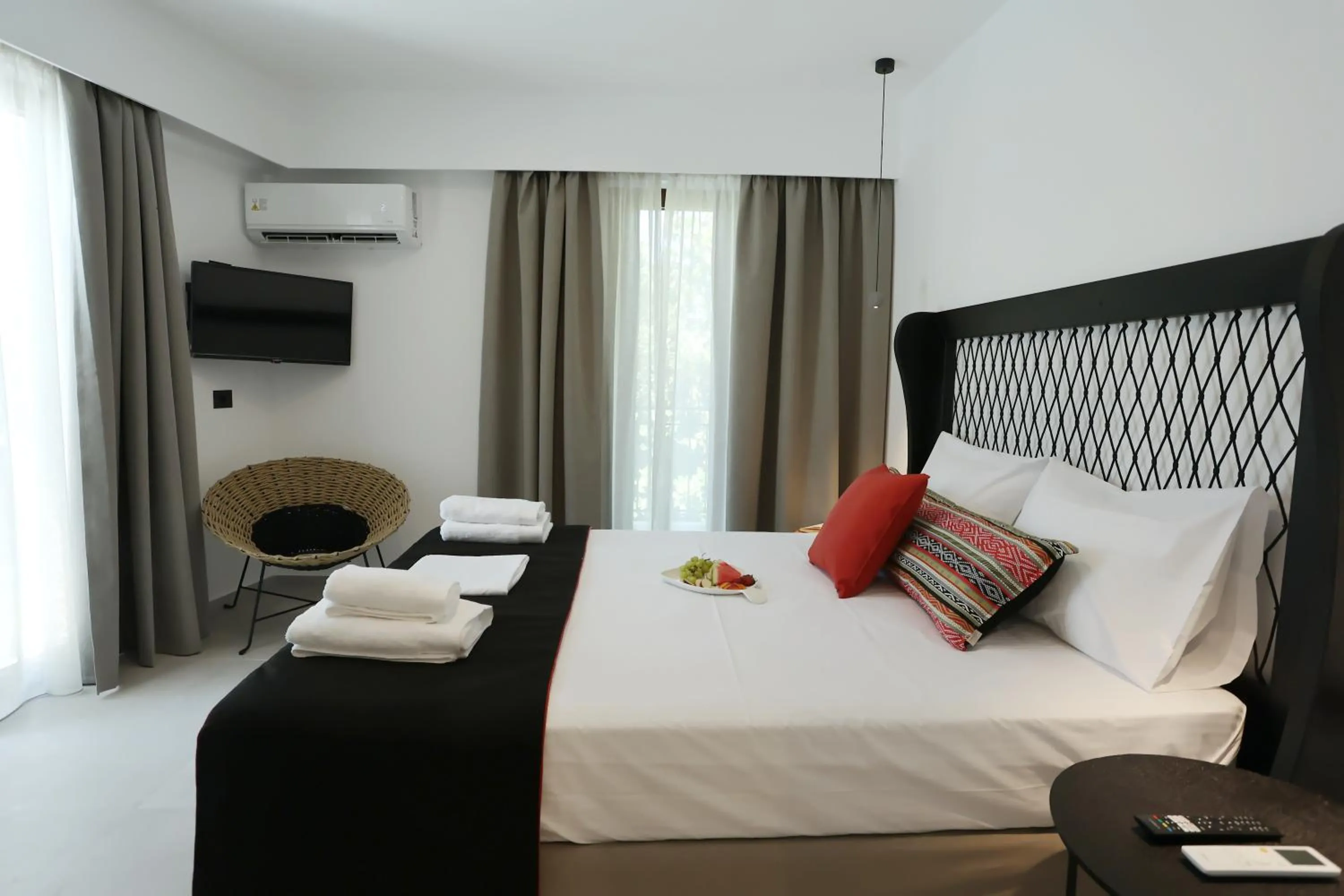 Bed in Yianna Hotel