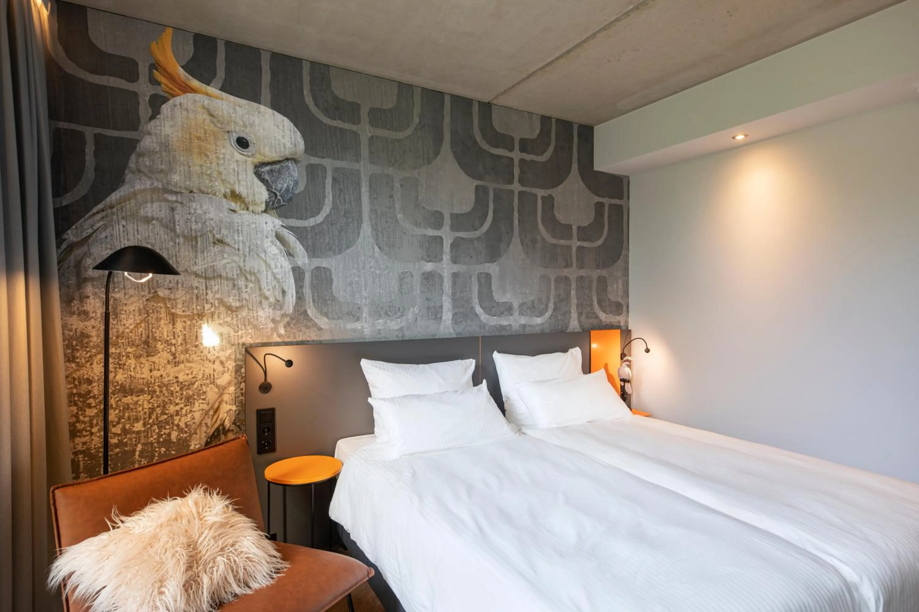 Photo of the whole room, Bed in LOGINN Hotel Waiblingen