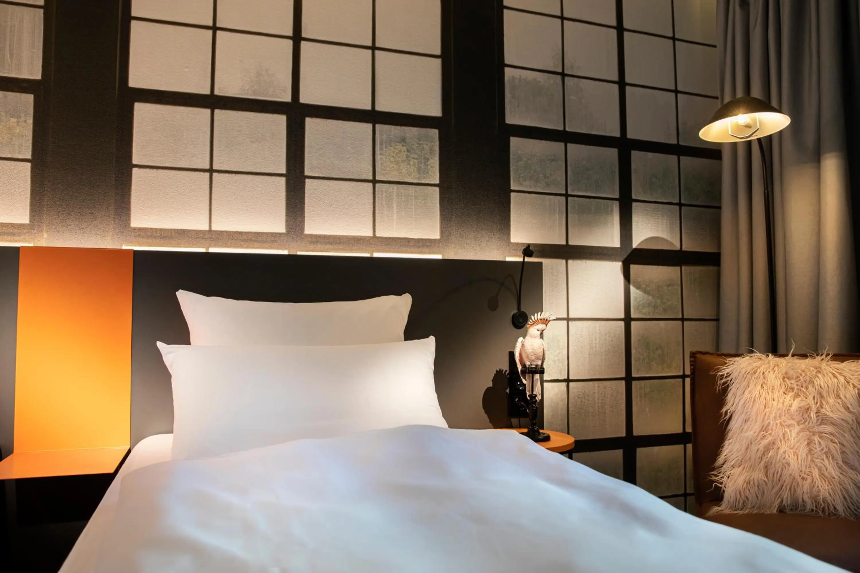 Photo of the whole room, Bed in LOGINN Hotel Waiblingen