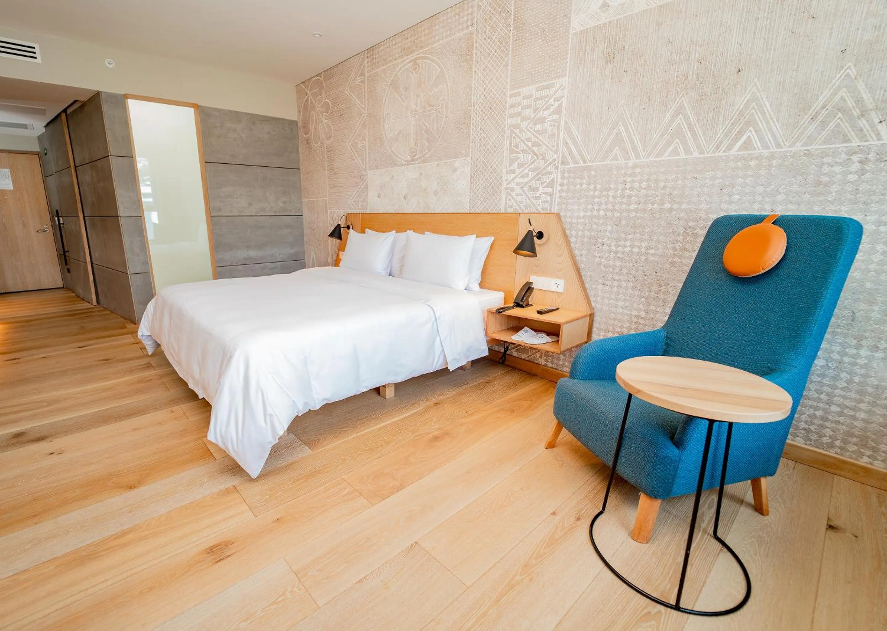 Bed in GO Quito Hotel