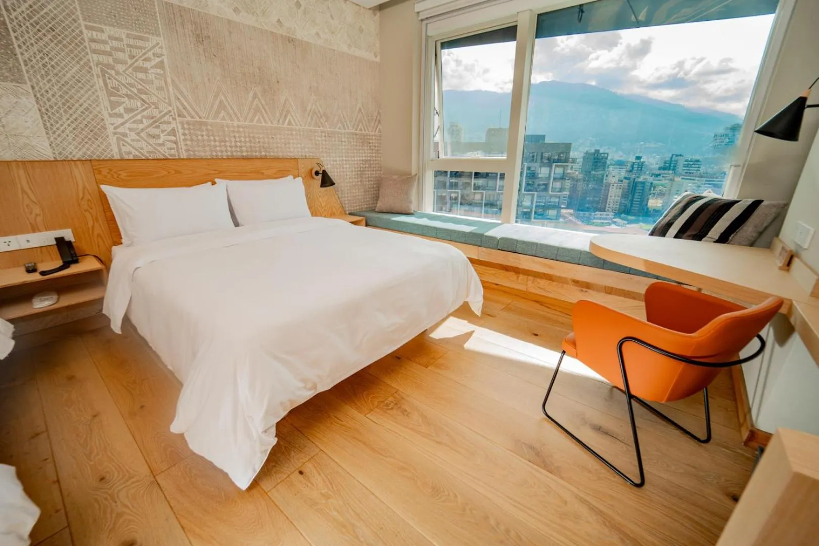 Bed in GO Quito Hotel