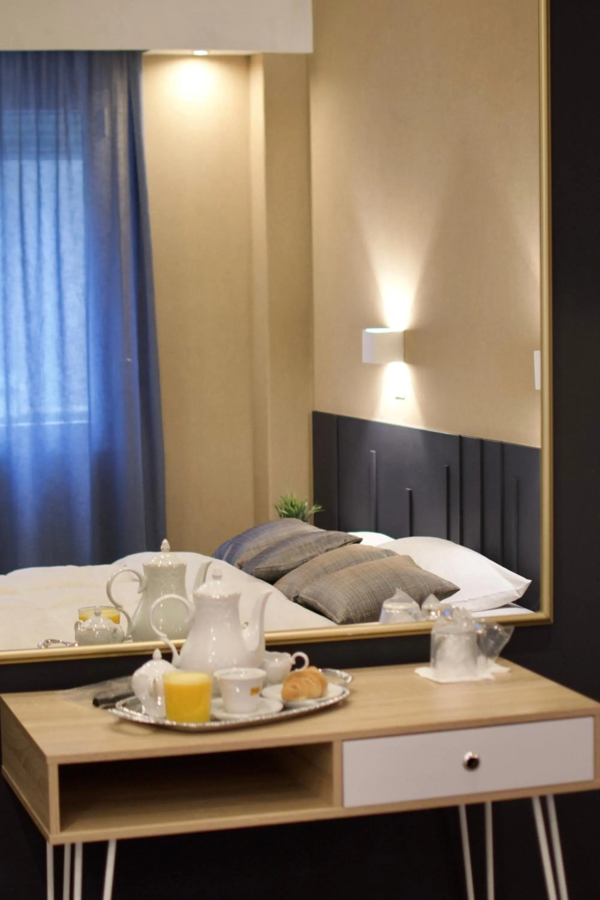 Bed in Minoa Athens Hotel