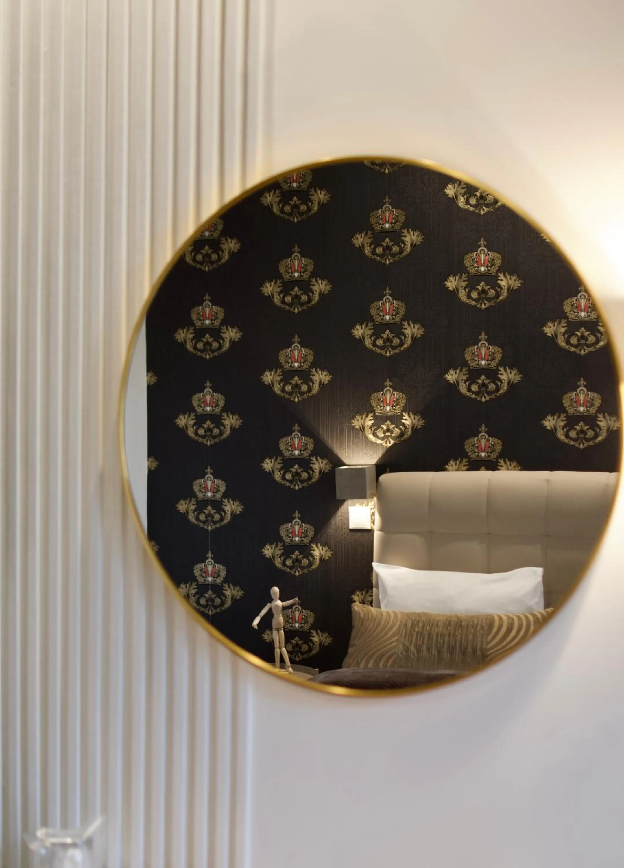 Bed in Minoa Athens Hotel