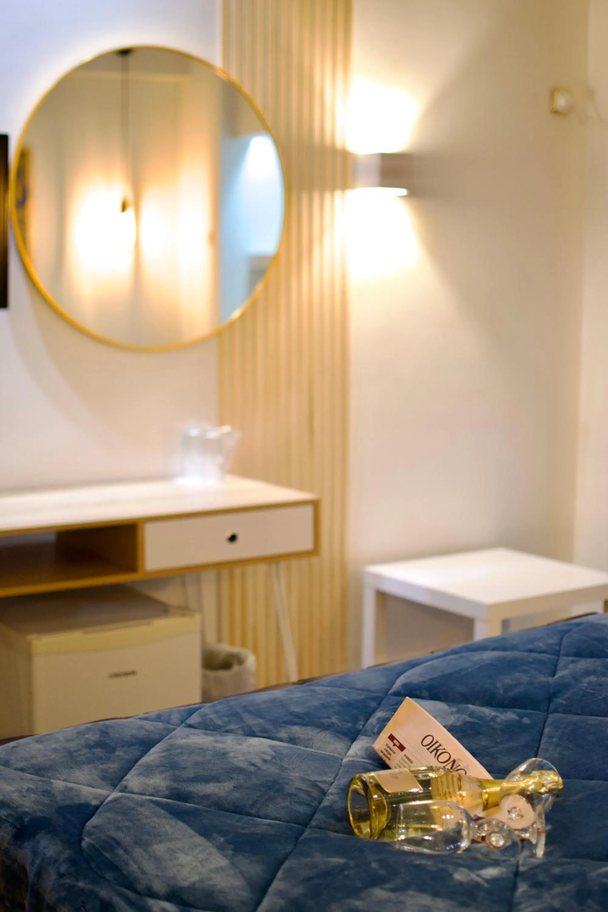 Bed in Minoa Athens Hotel