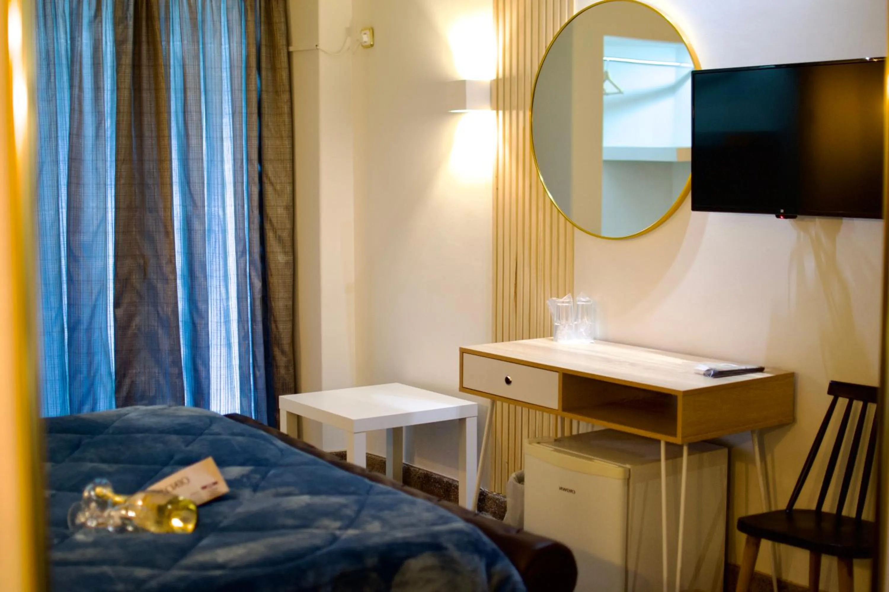 Bed in Minoa Athens Hotel