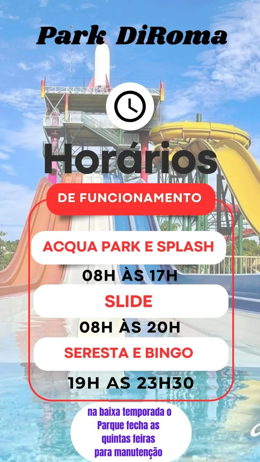 Spazzio diRoma Com Parque Acqua Park Diroma Incluso